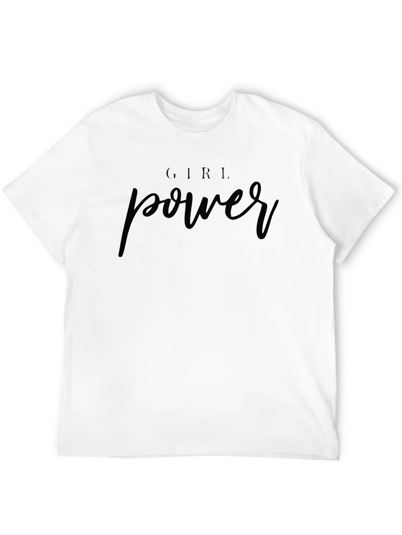 Girl Power Black Graphic Tee