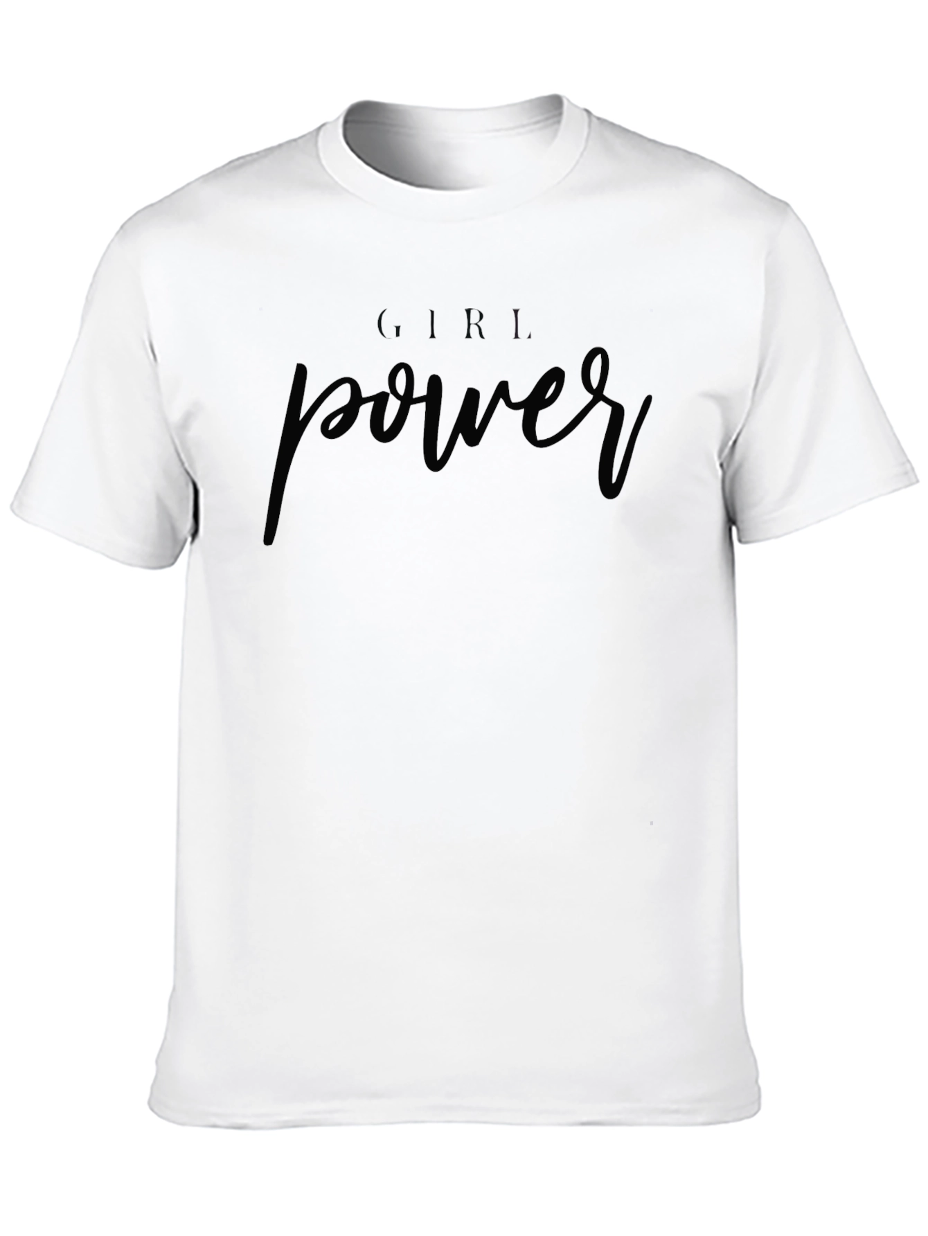Girl Power Black Graphic Tee