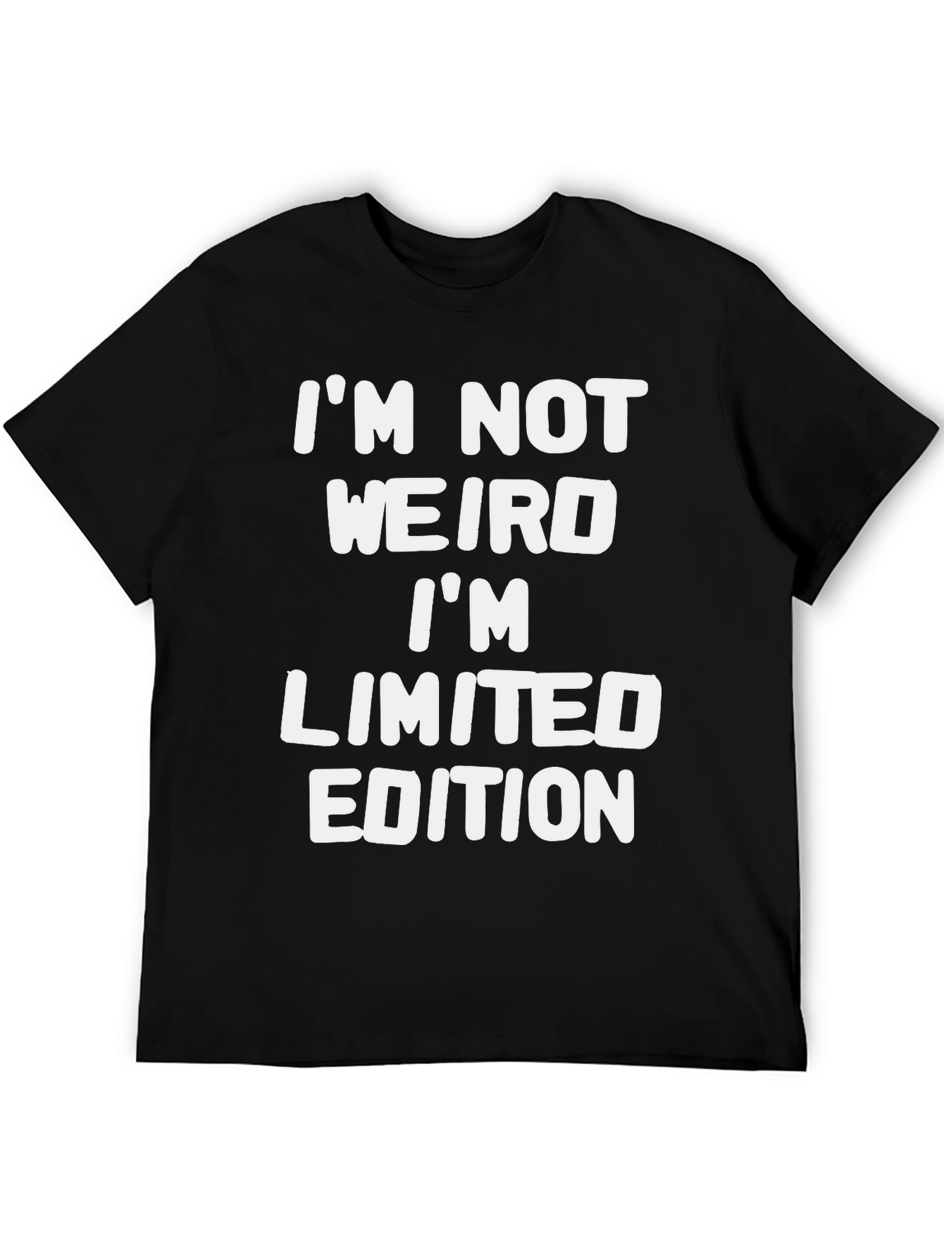Funny Limited Edition Mens Black Graphic Tee