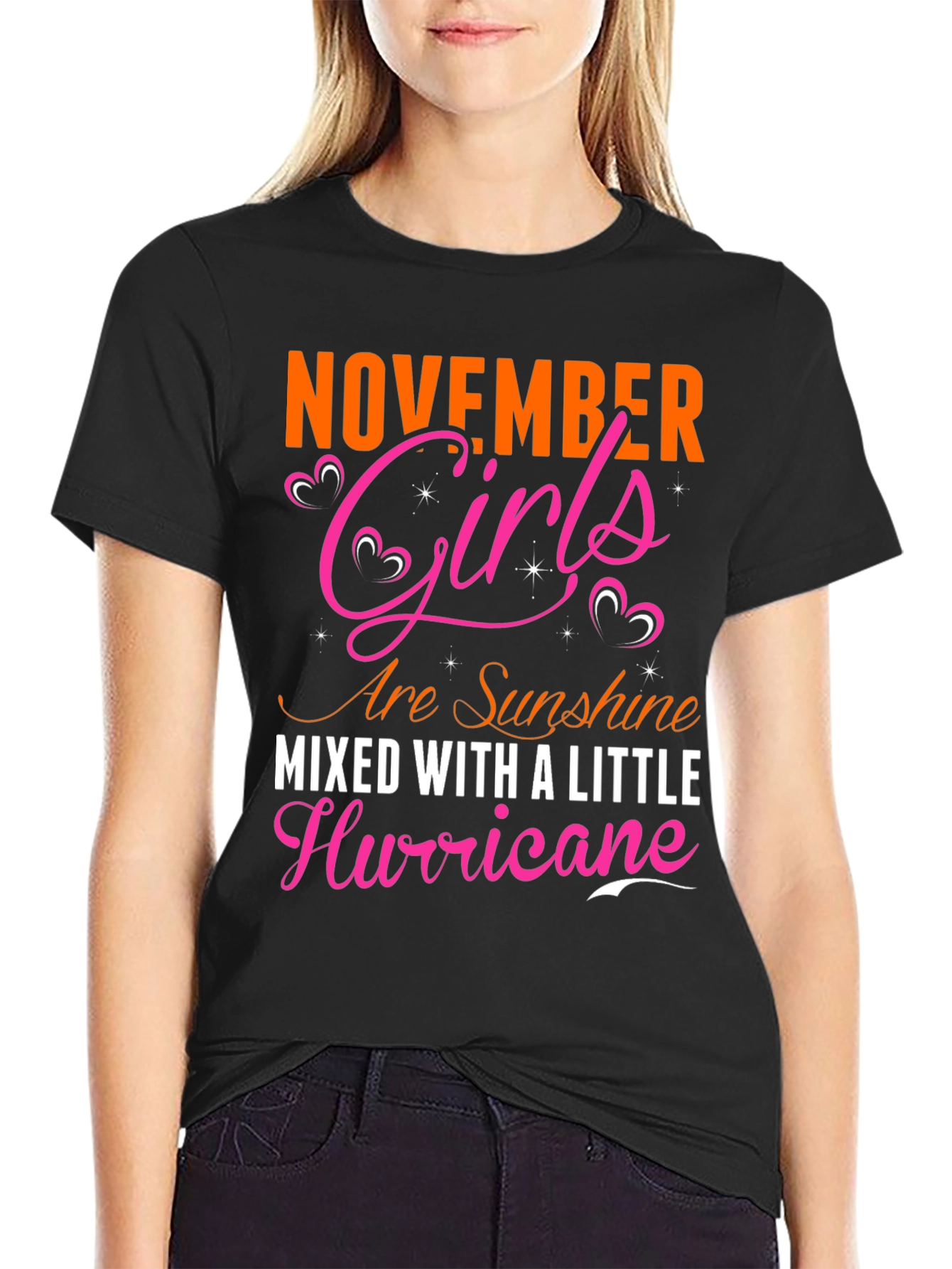 November Girls T-Shirt - Sunshine & Hurricane