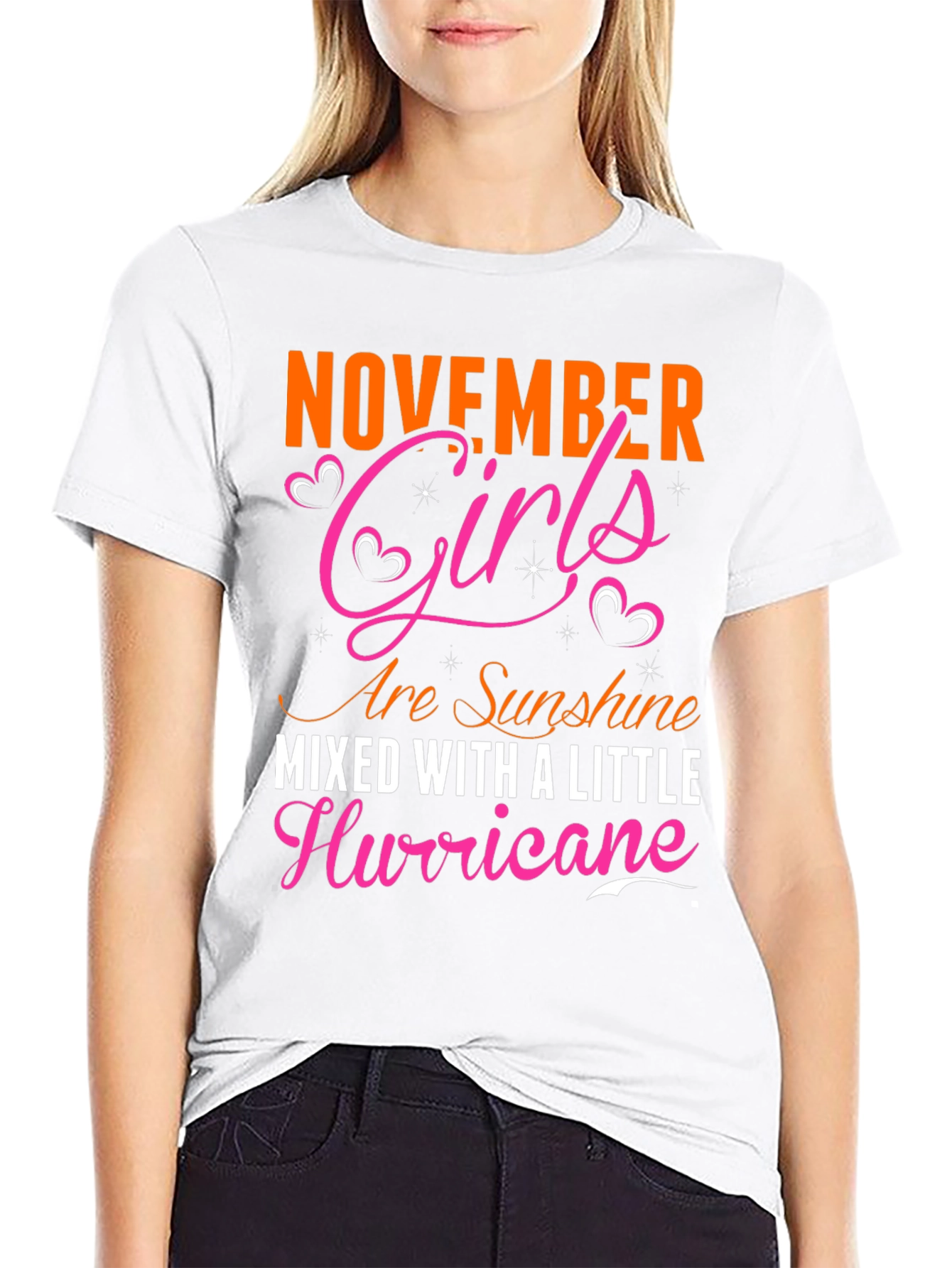 November Girls T-Shirt - Sunshine & Hurricane