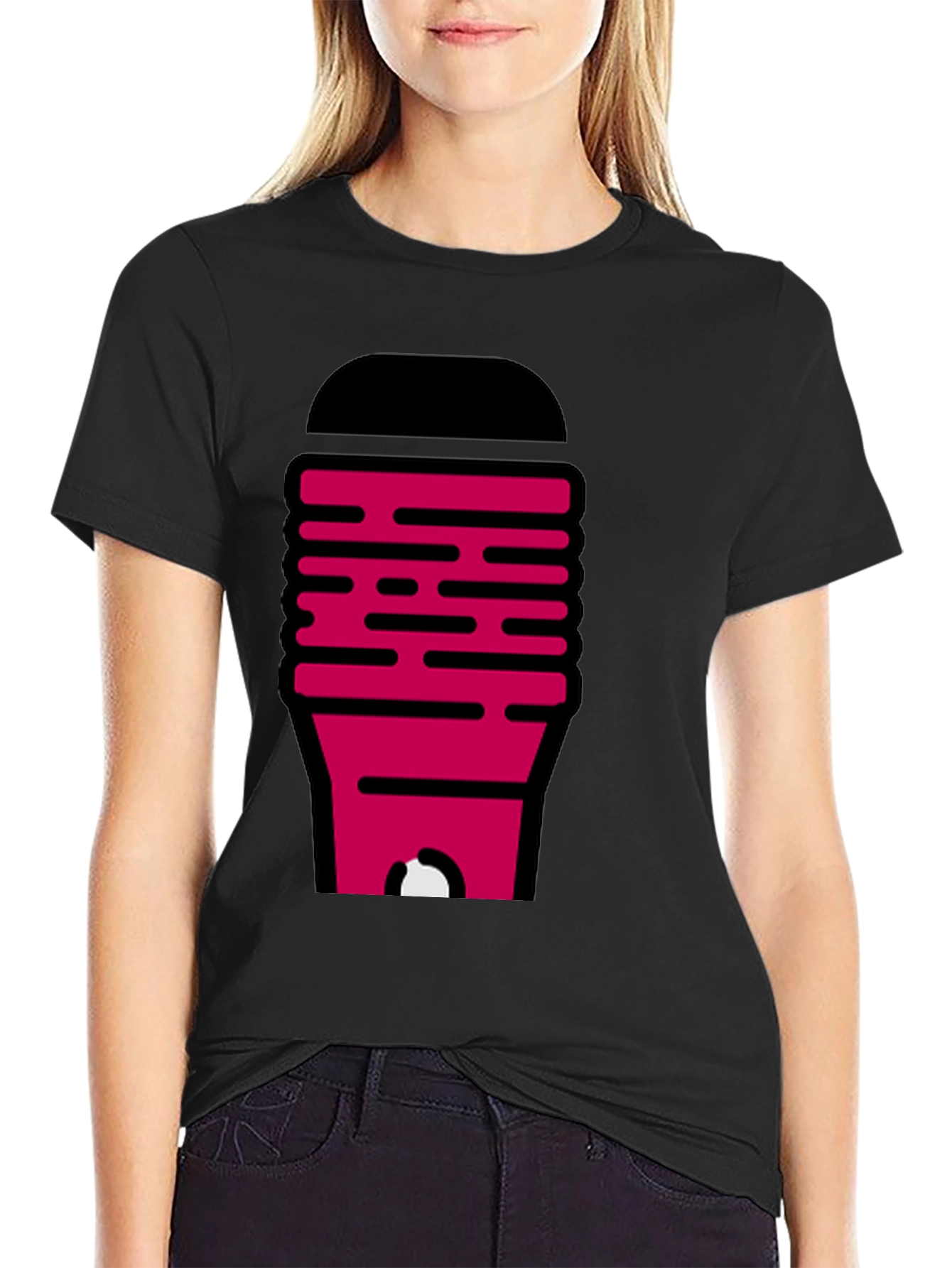 Novelty Graphic Tee - Modern Abstract Design