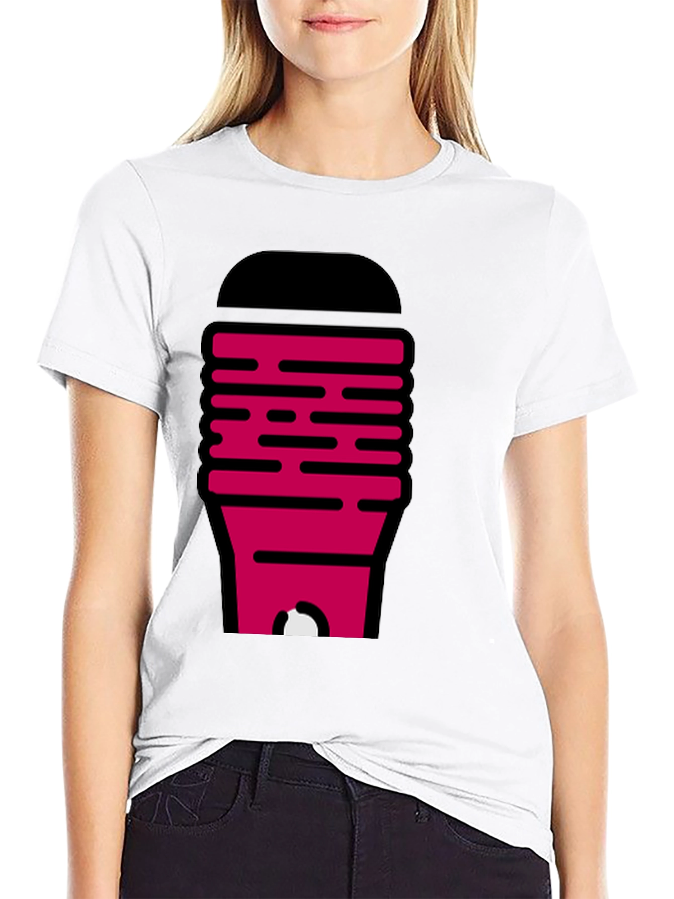 Novelty Graphic Tee - Modern Abstract Design