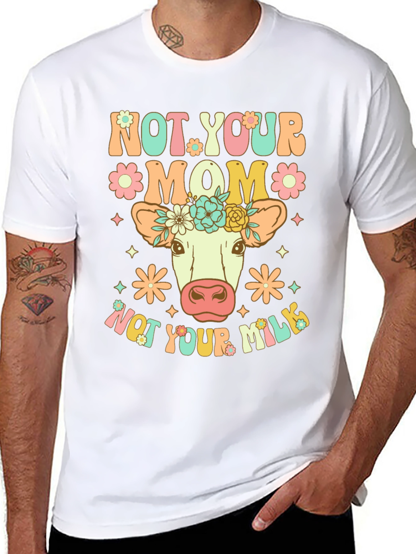 Not Your Mom Not Your Milk Vegan T-Shirt