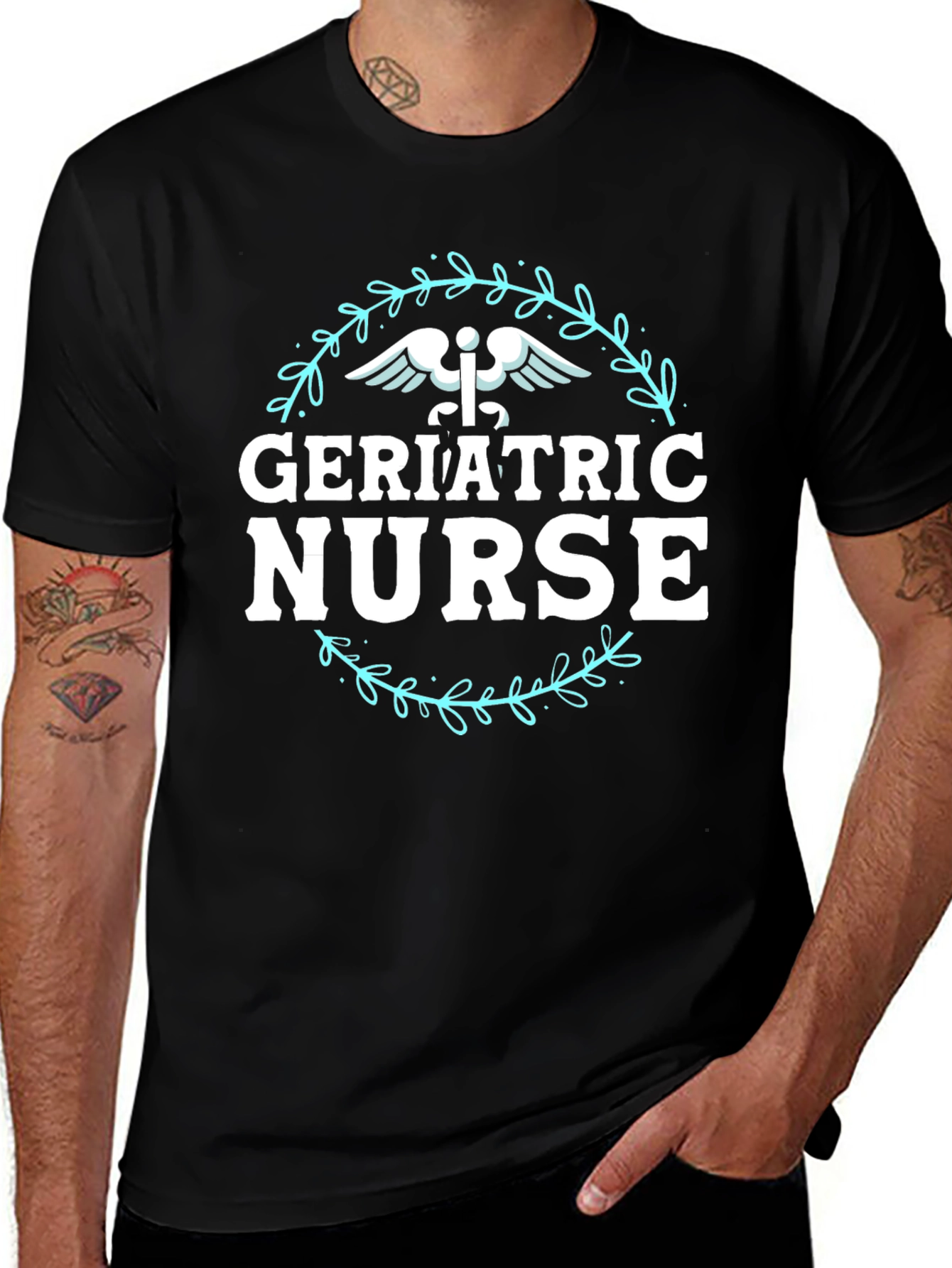 Geriatric Nurse T-Shirt - Medical Profession Apparel