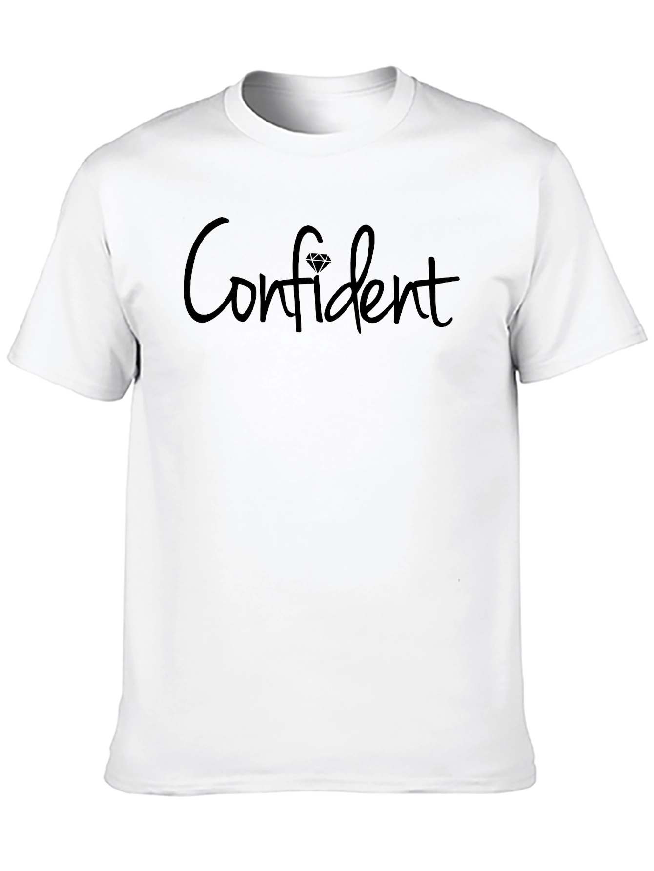 Confident Graphic Tee - Black Unisex T-Shirt