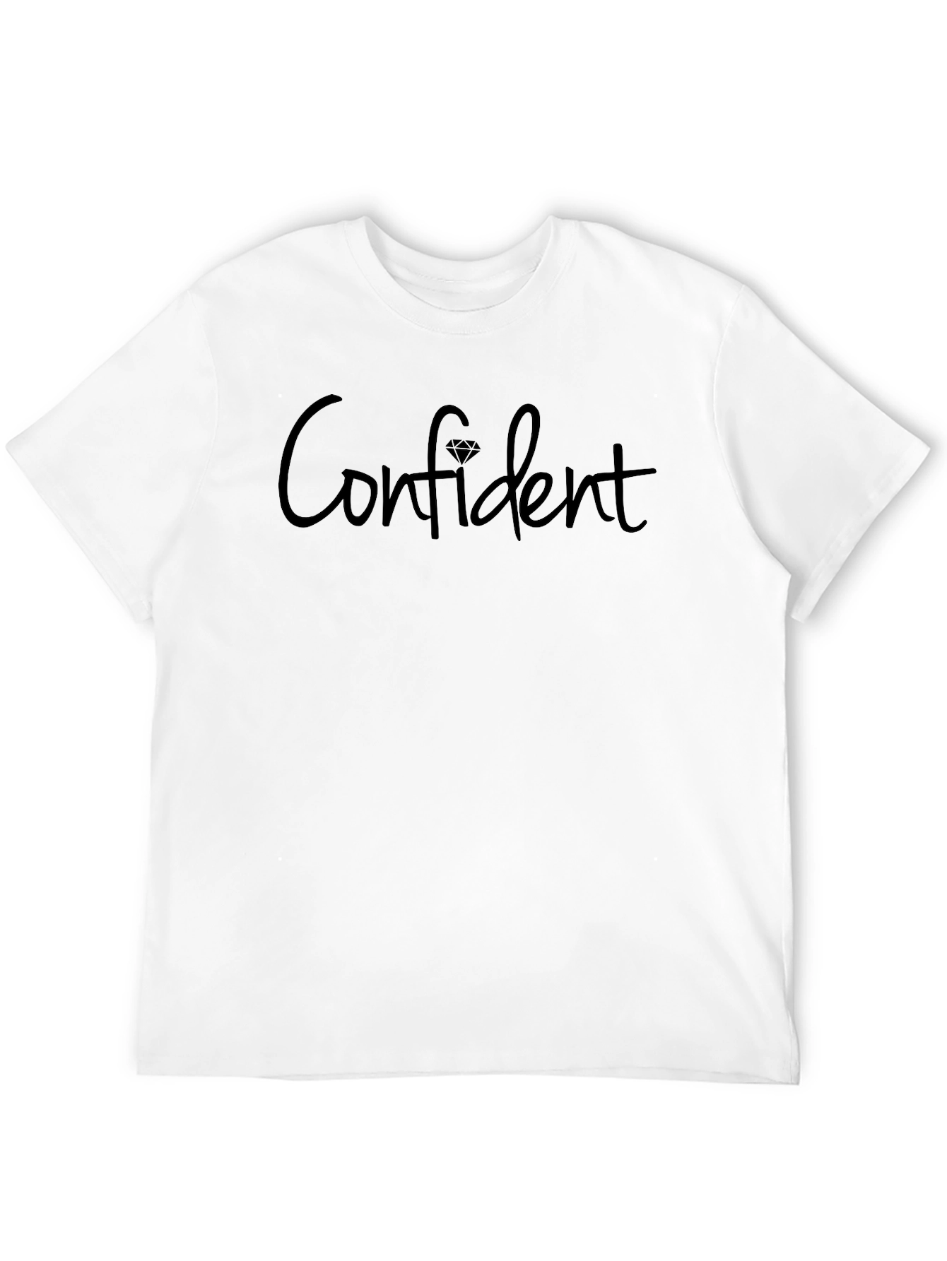 Confident Graphic Tee - Black Unisex T-Shirt