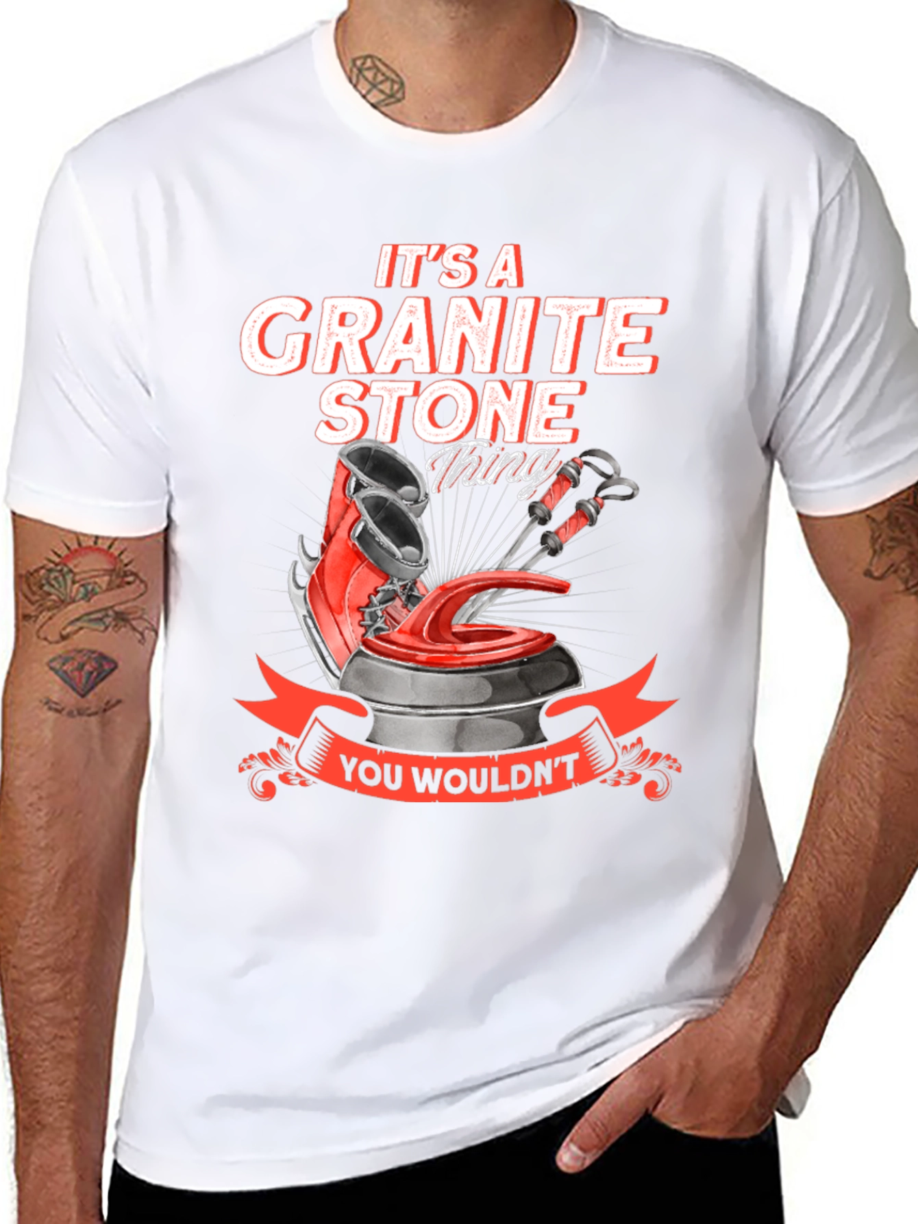 Granite Stone Curling T-Shirt