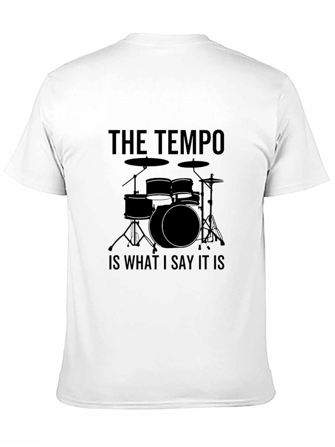 The Tempo Drummer T-Shirt - Music Lover Tee