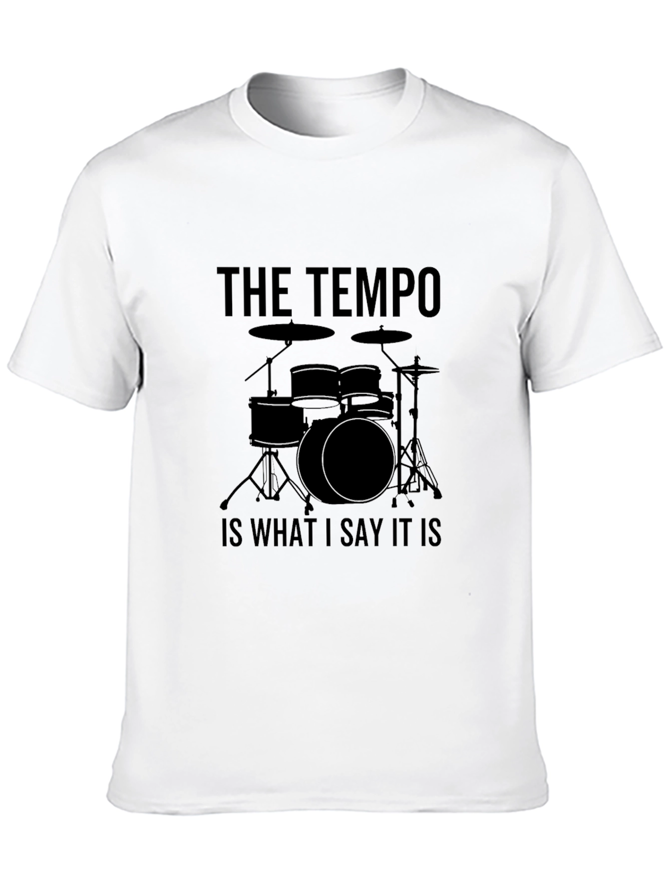 The Tempo Drummer T-Shirt - Music Lover Tee