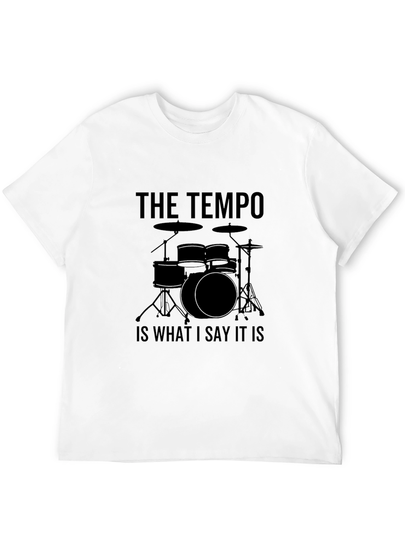 The Tempo Drummer T-Shirt - Music Lover Tee