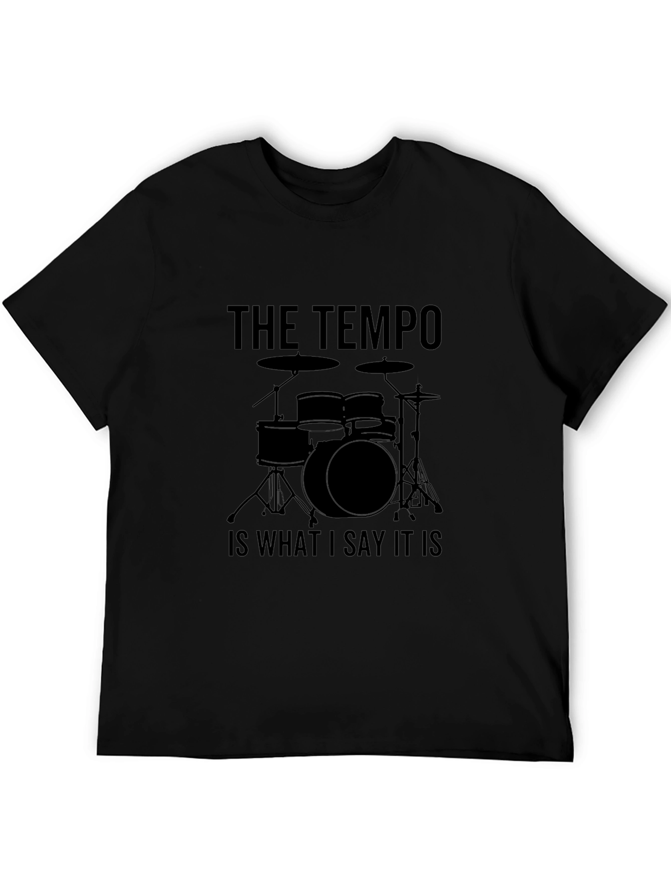 The Tempo Drummer T-Shirt - Music Lover Tee