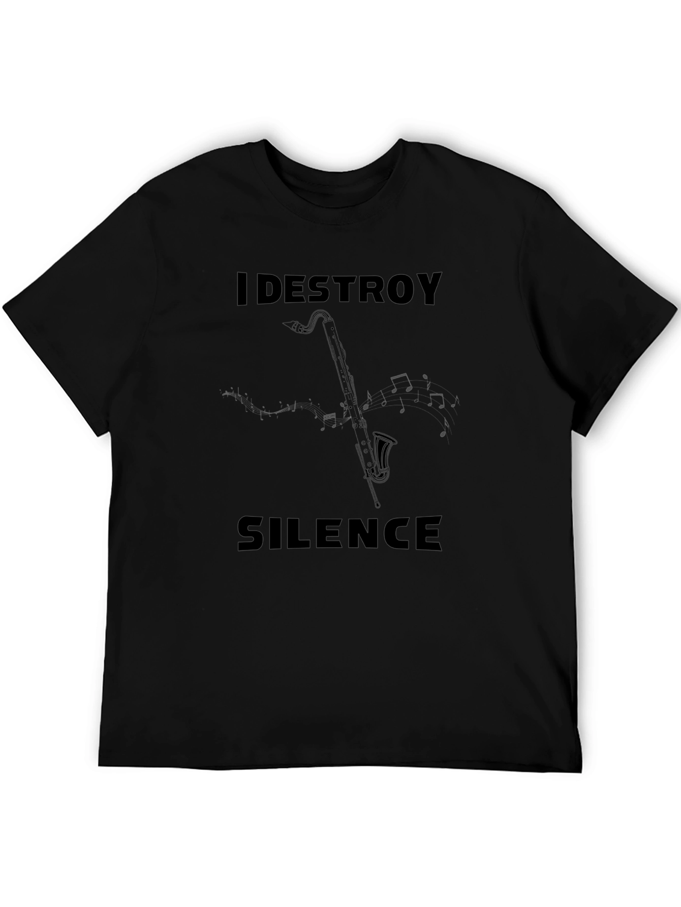 I Destroy Silence T-Shirt - Music Lover Tee
