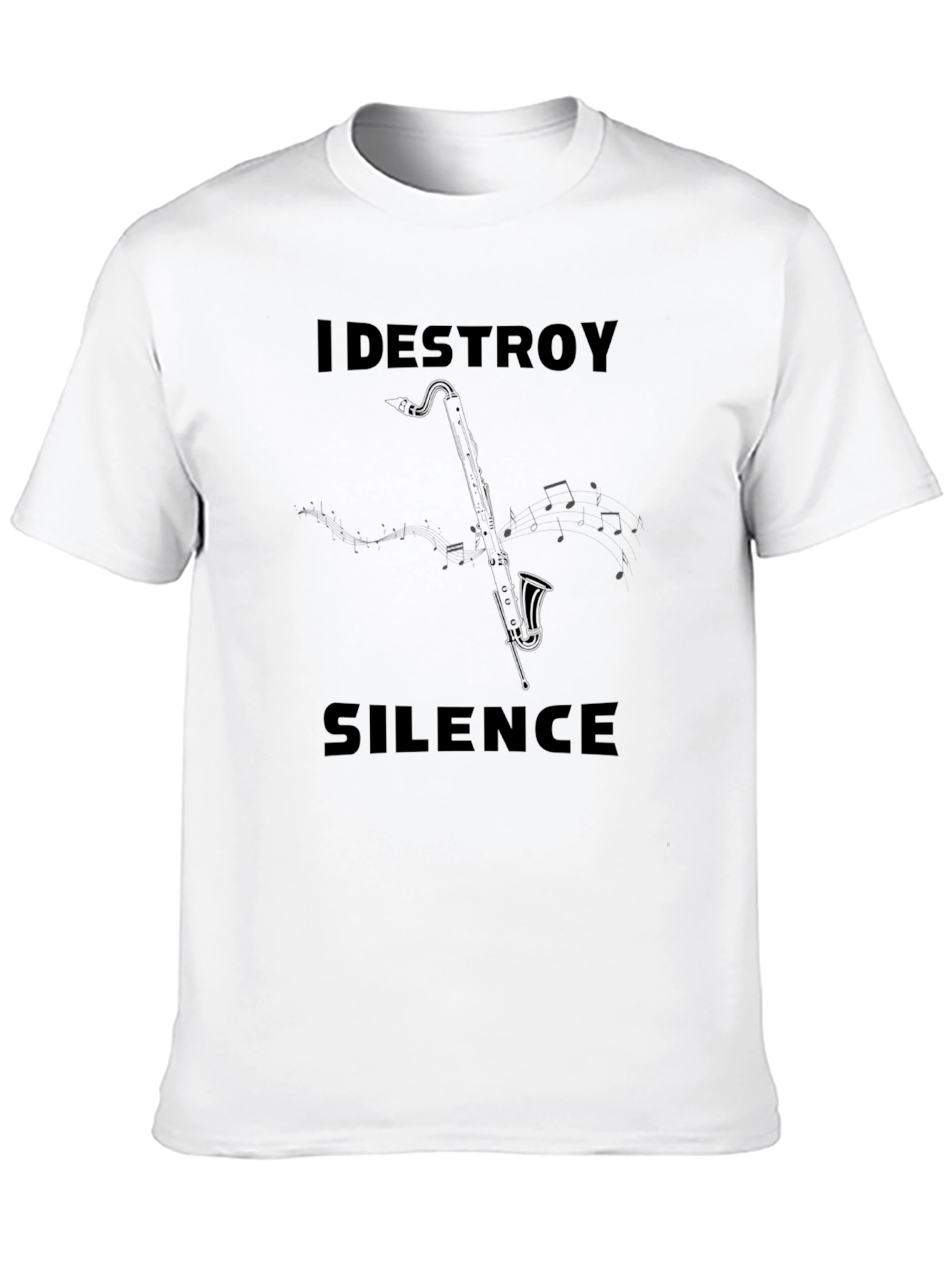 I Destroy Silence T-Shirt - Music Lover Tee