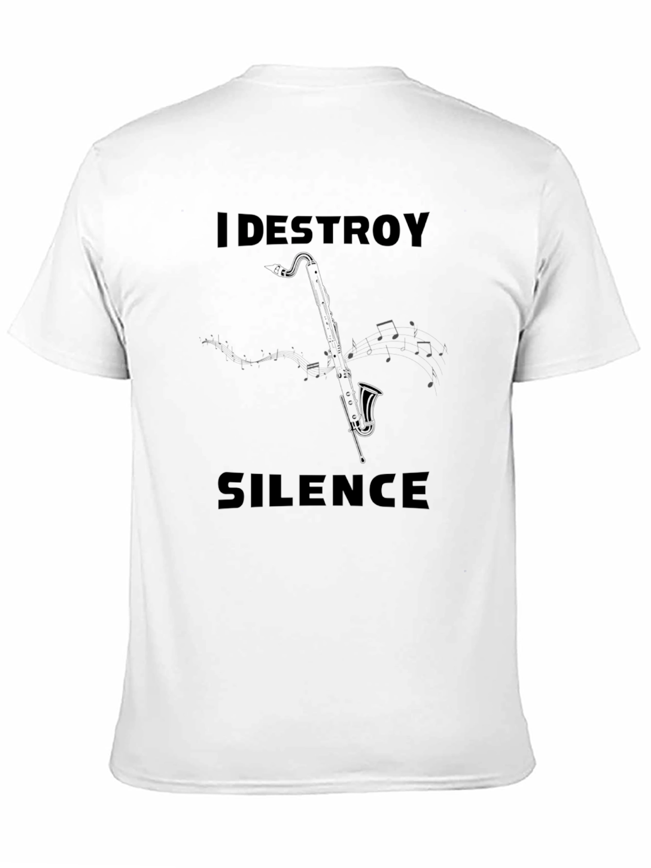 I Destroy Silence T-Shirt - Music Lover Tee