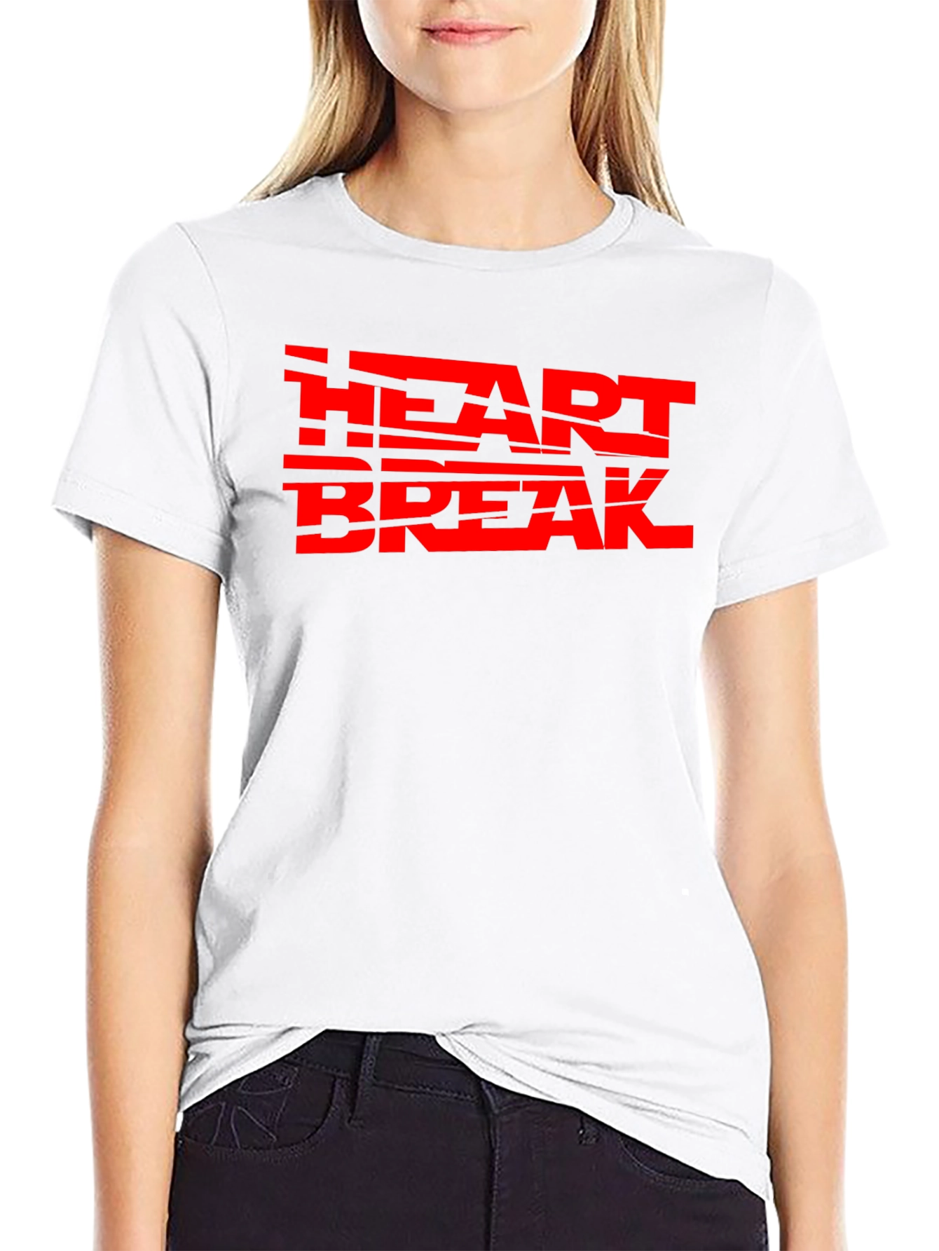 Heartbreak Graphic Tee - Mens Black T-Shirt