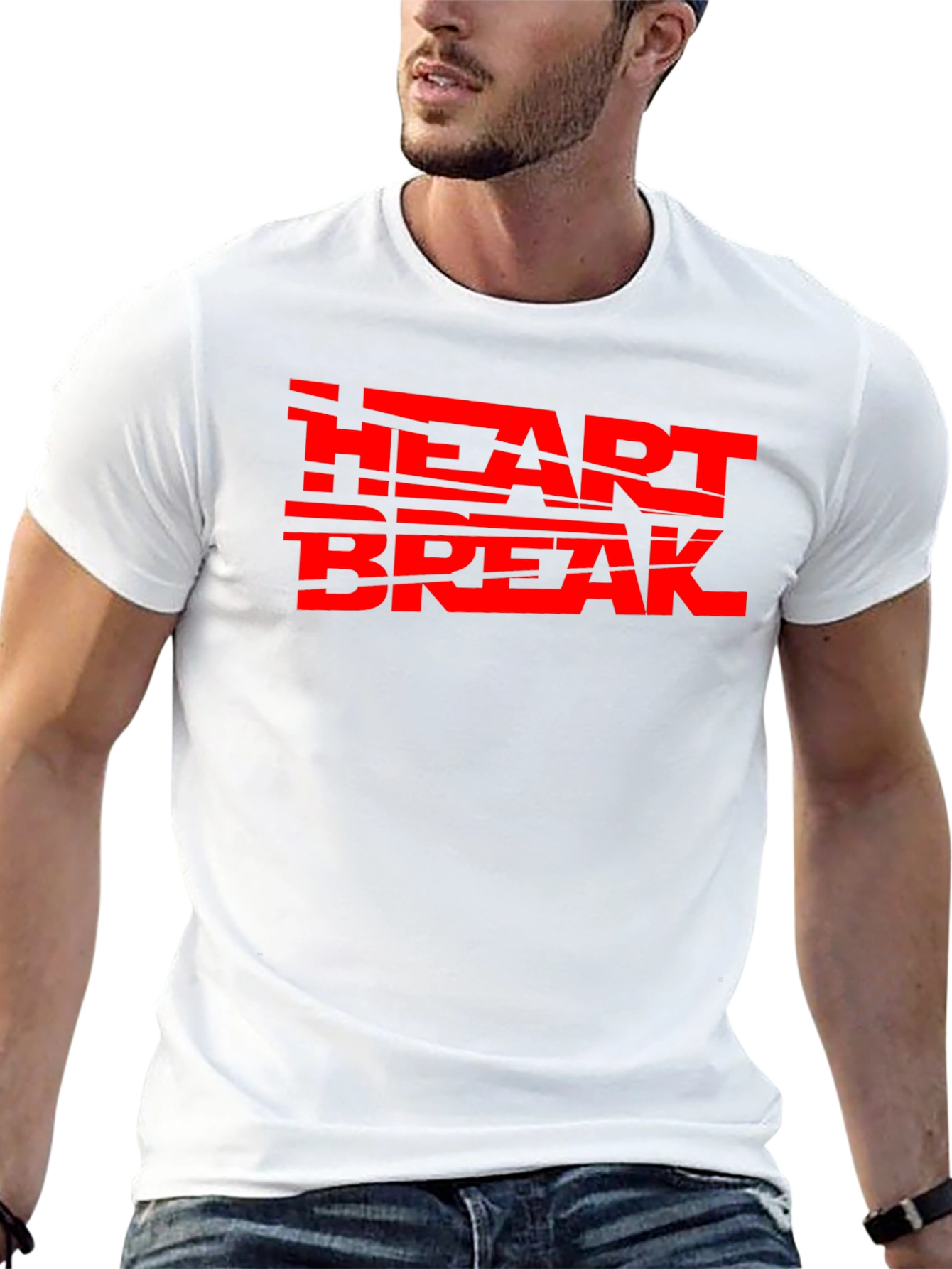 Heartbreak Graphic Tee - Mens Black T-Shirt