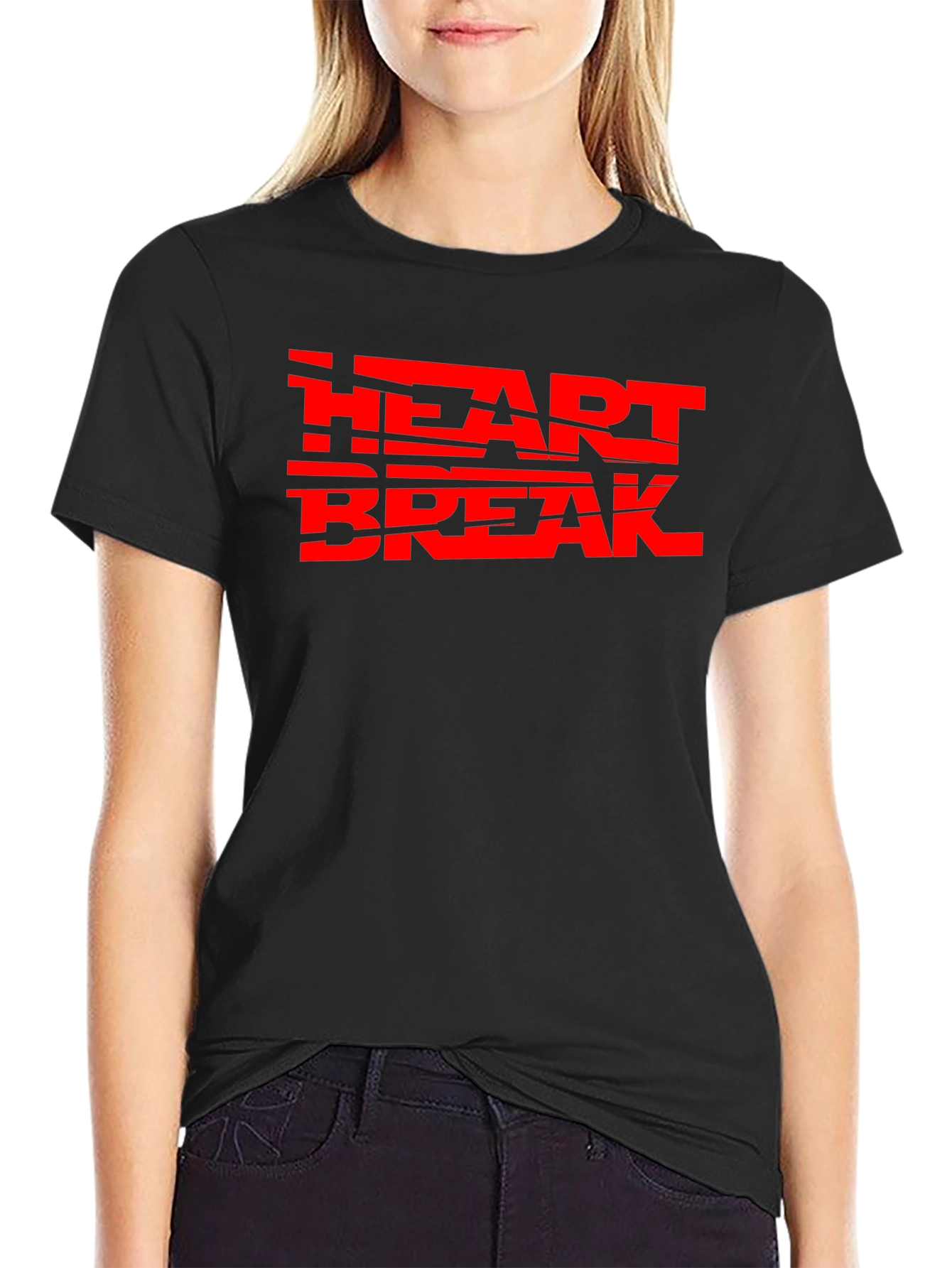Heartbreak Graphic Tee - Mens Black T-Shirt