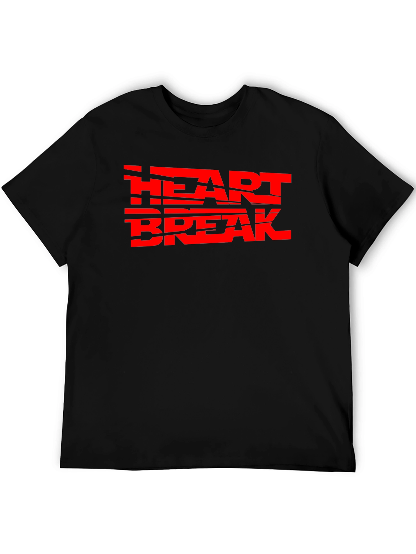 Heartbreak Graphic Tee - Mens Black T-Shirt
