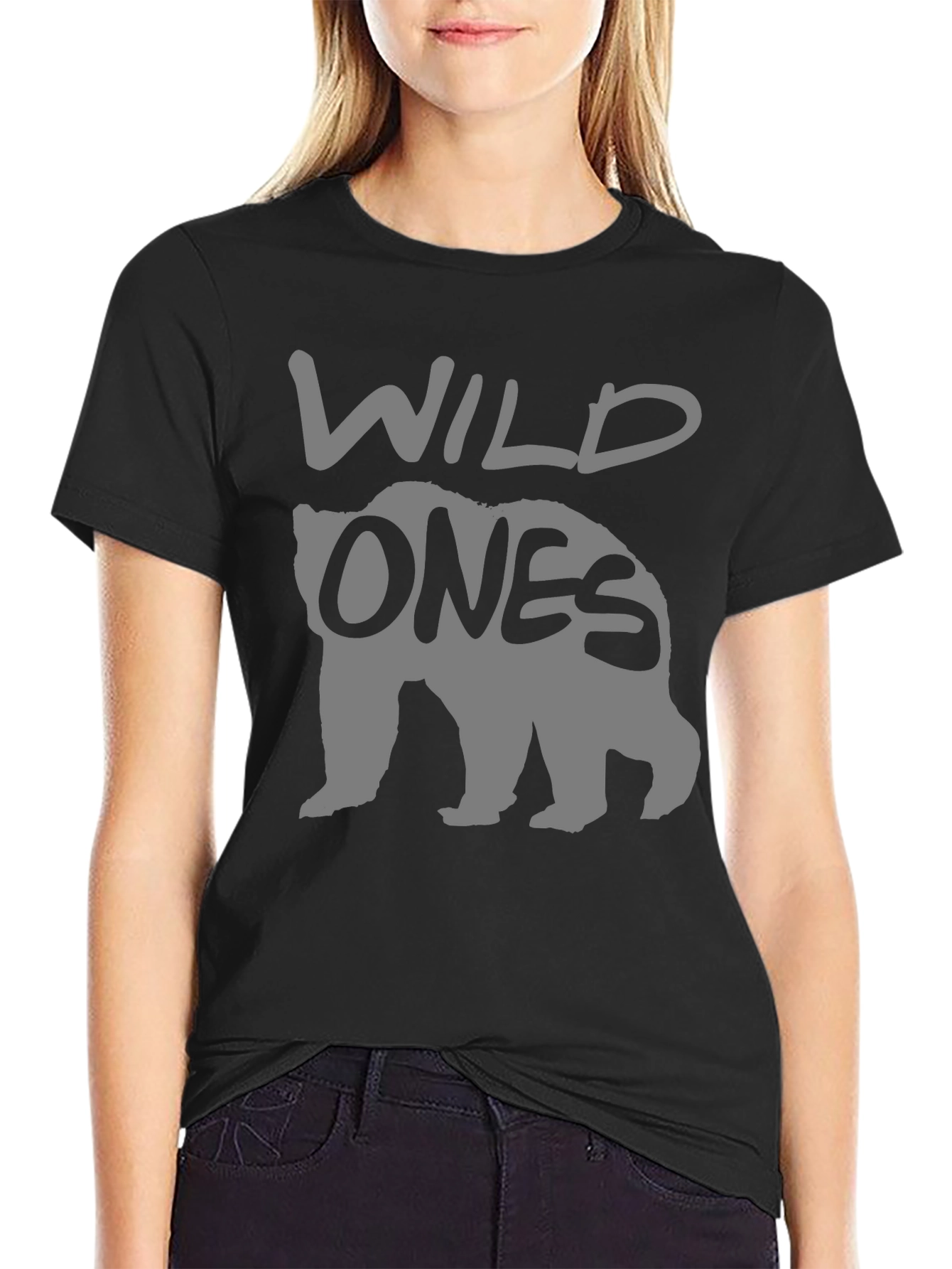 Wild Ones Bear Graphic T-Shirt