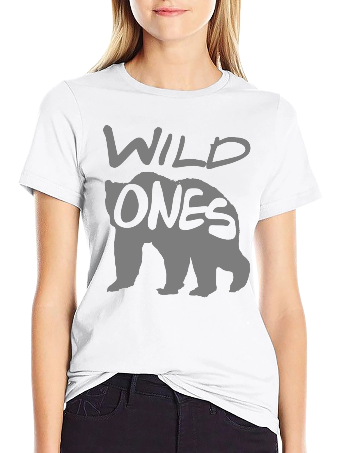 Wild Ones Bear Graphic T-Shirt