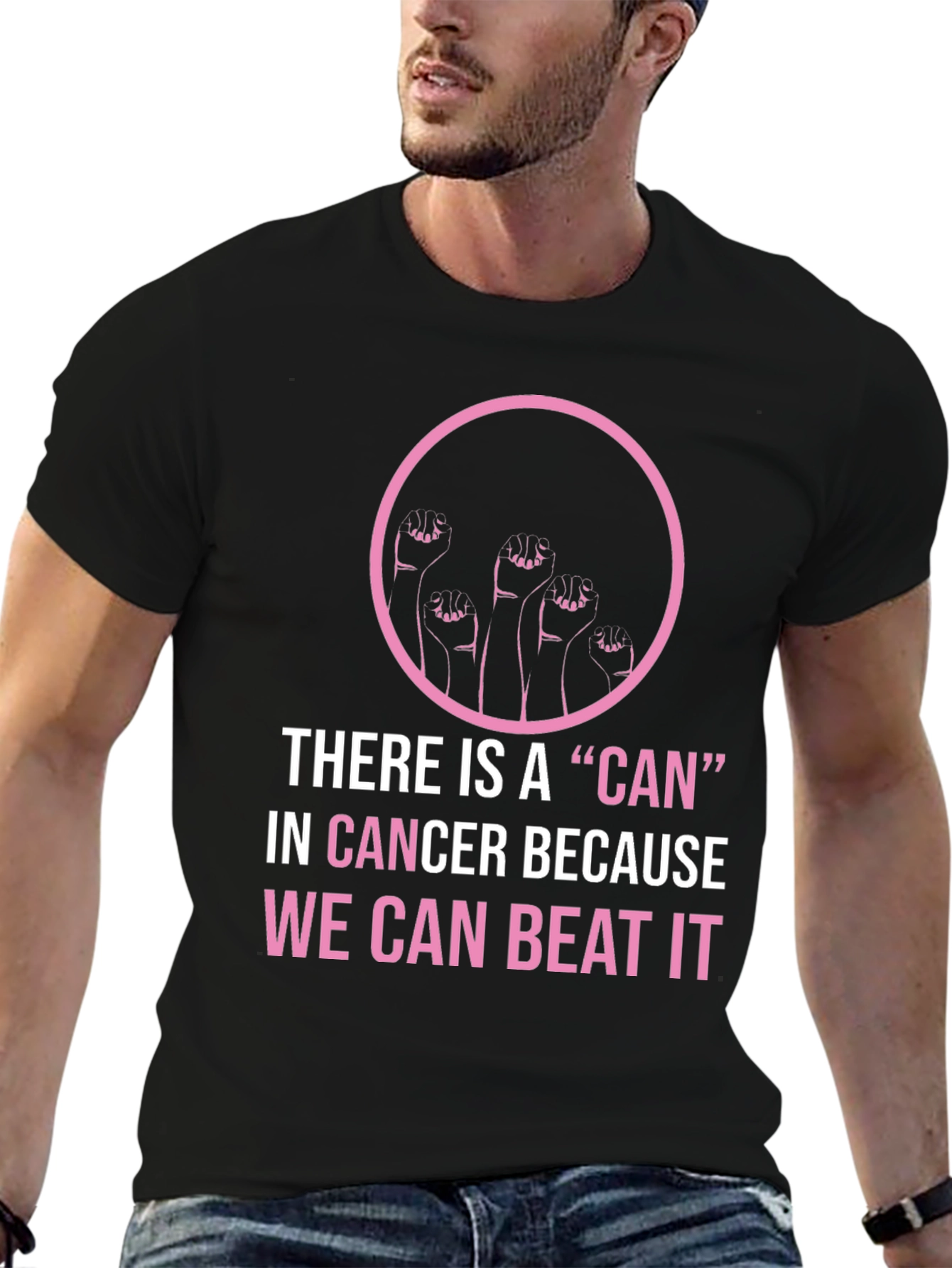 Cancer Awareness T-Shirt - We Can Beat It!