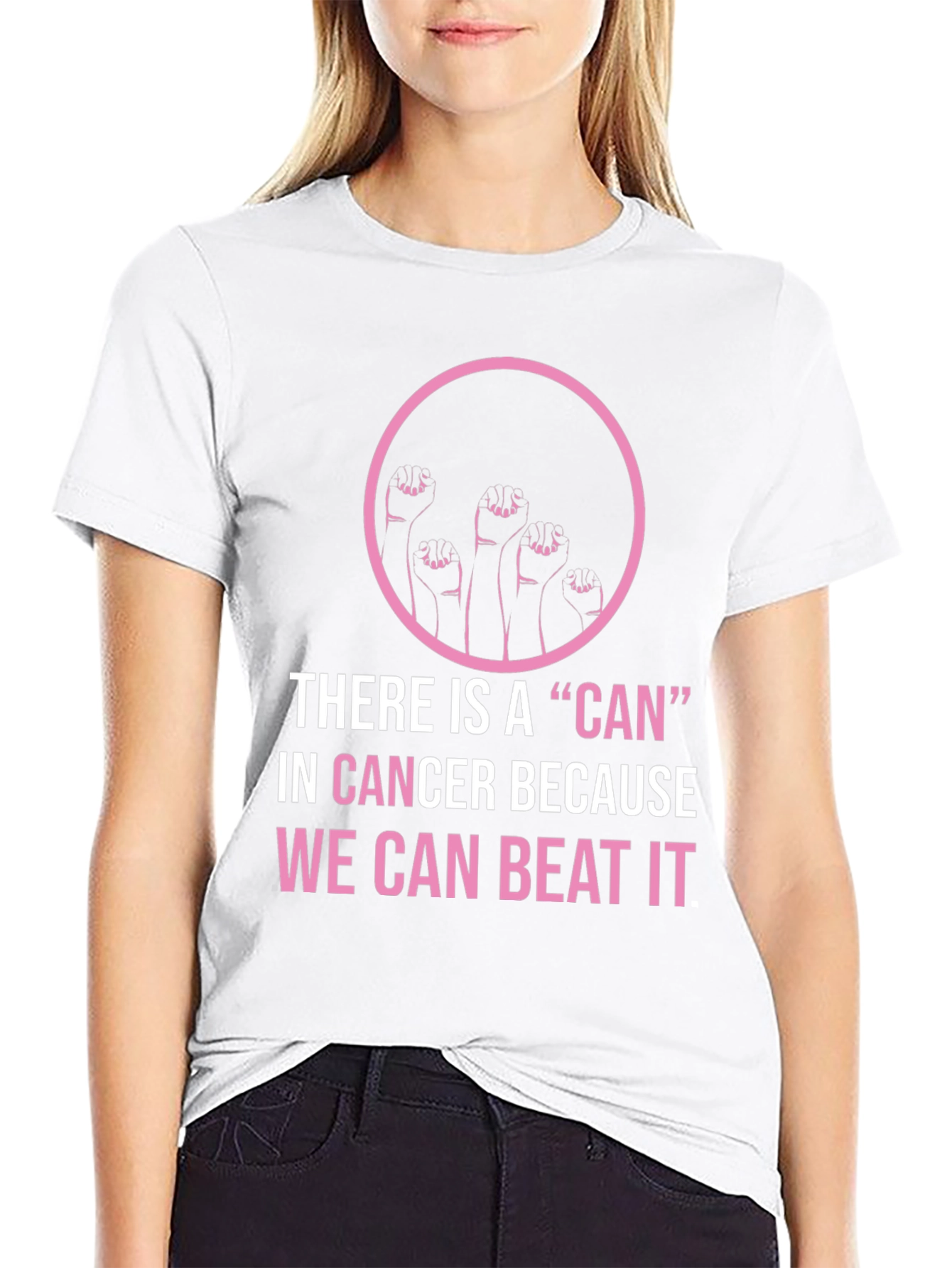 Cancer Awareness T-Shirt - We Can Beat It!