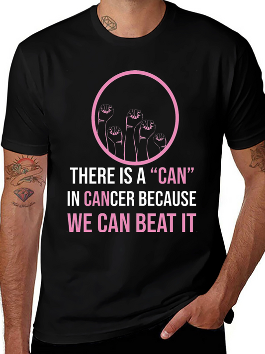 Cancer Awareness T-Shirt - We Can Beat It!