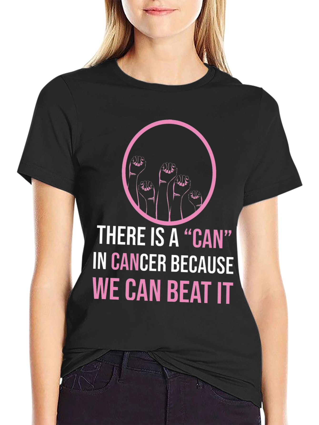 Cancer Awareness T-Shirt - We Can Beat It!