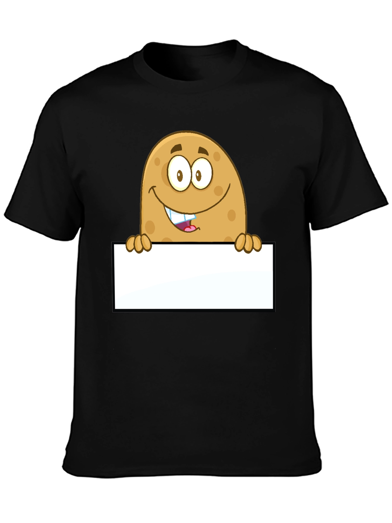 Funny Potato Cartoon Graphic Novelty T-Shirt