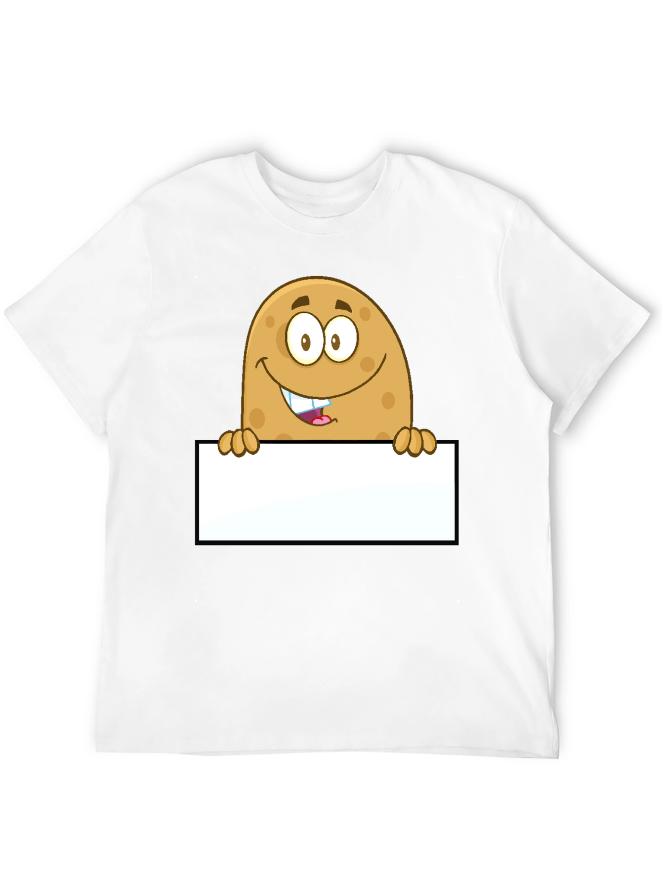 Funny Potato Cartoon Graphic Novelty T-Shirt