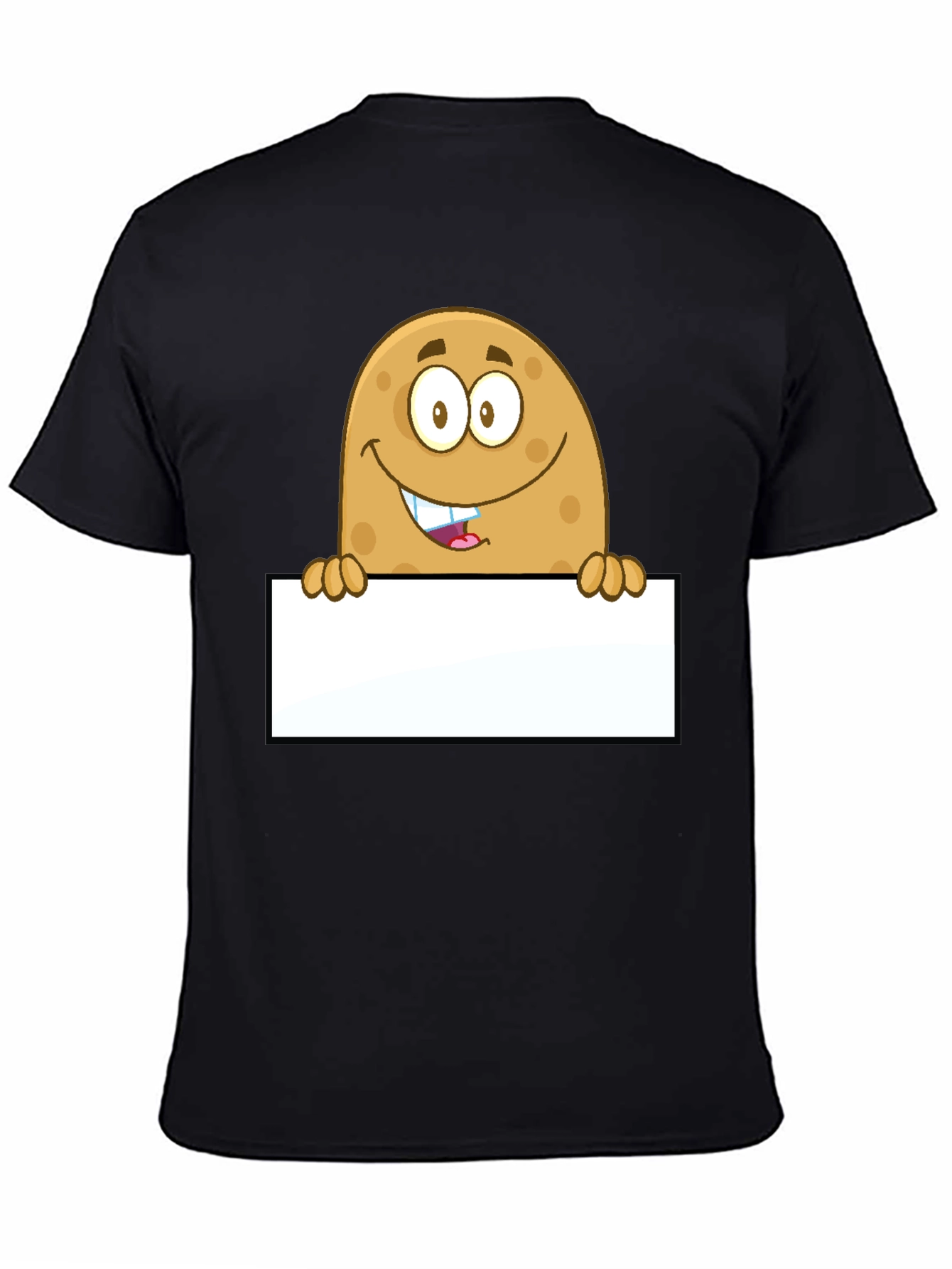 Funny Potato Cartoon Graphic Novelty T-Shirt