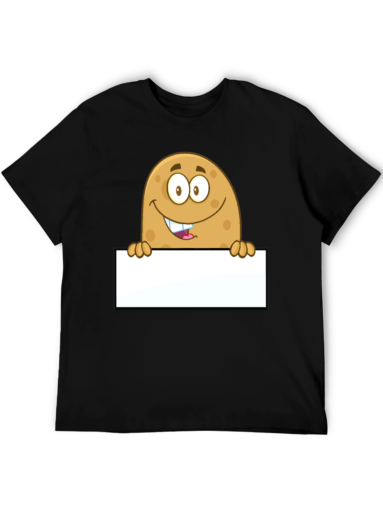 Funny Potato Cartoon Graphic Novelty T-Shirt
