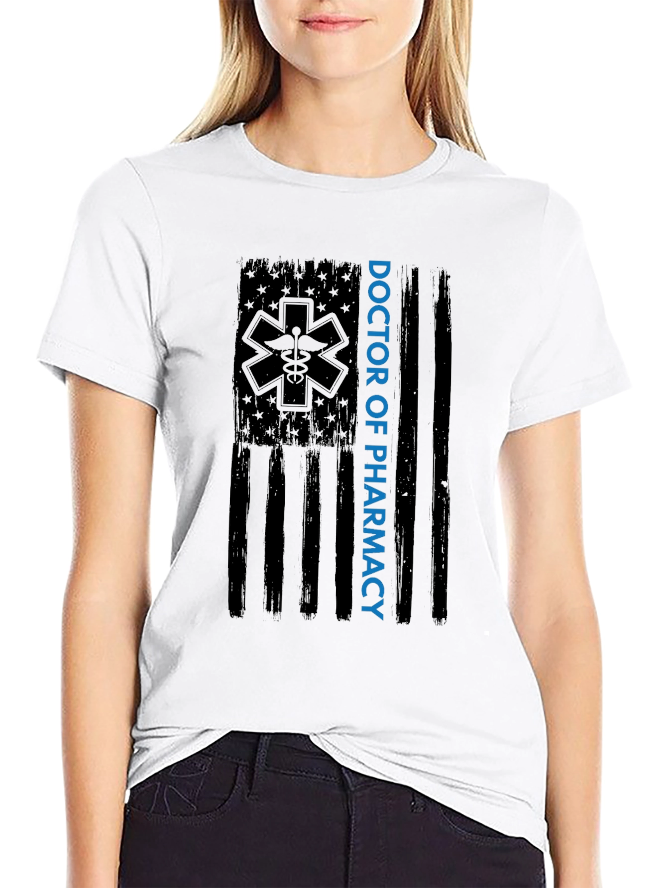 Doctor of Pharmacy American Flag T-Shirt