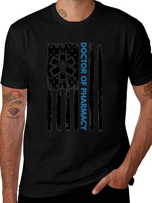 Doctor of Pharmacy American Flag T-Shirt