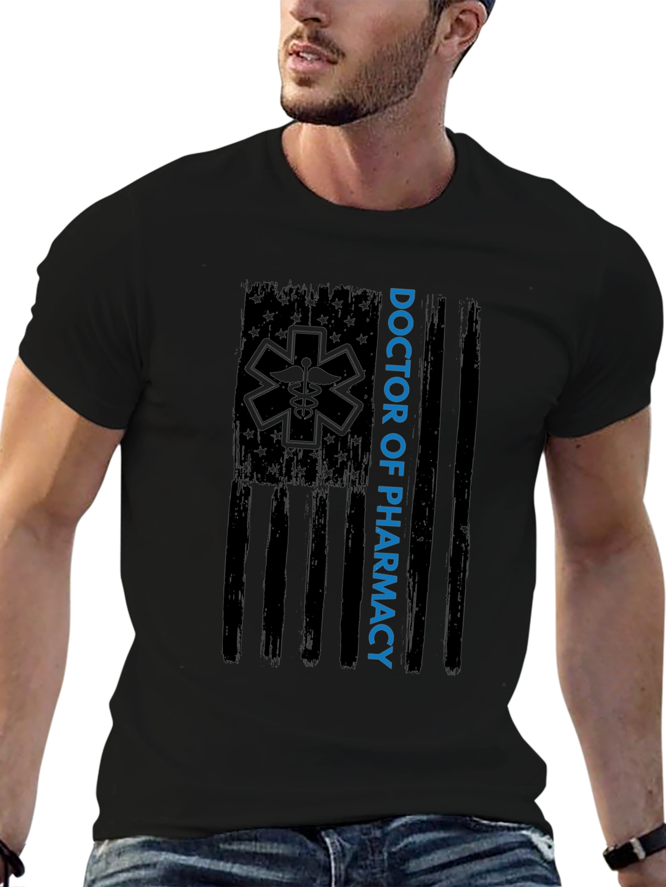 Doctor of Pharmacy American Flag T-Shirt