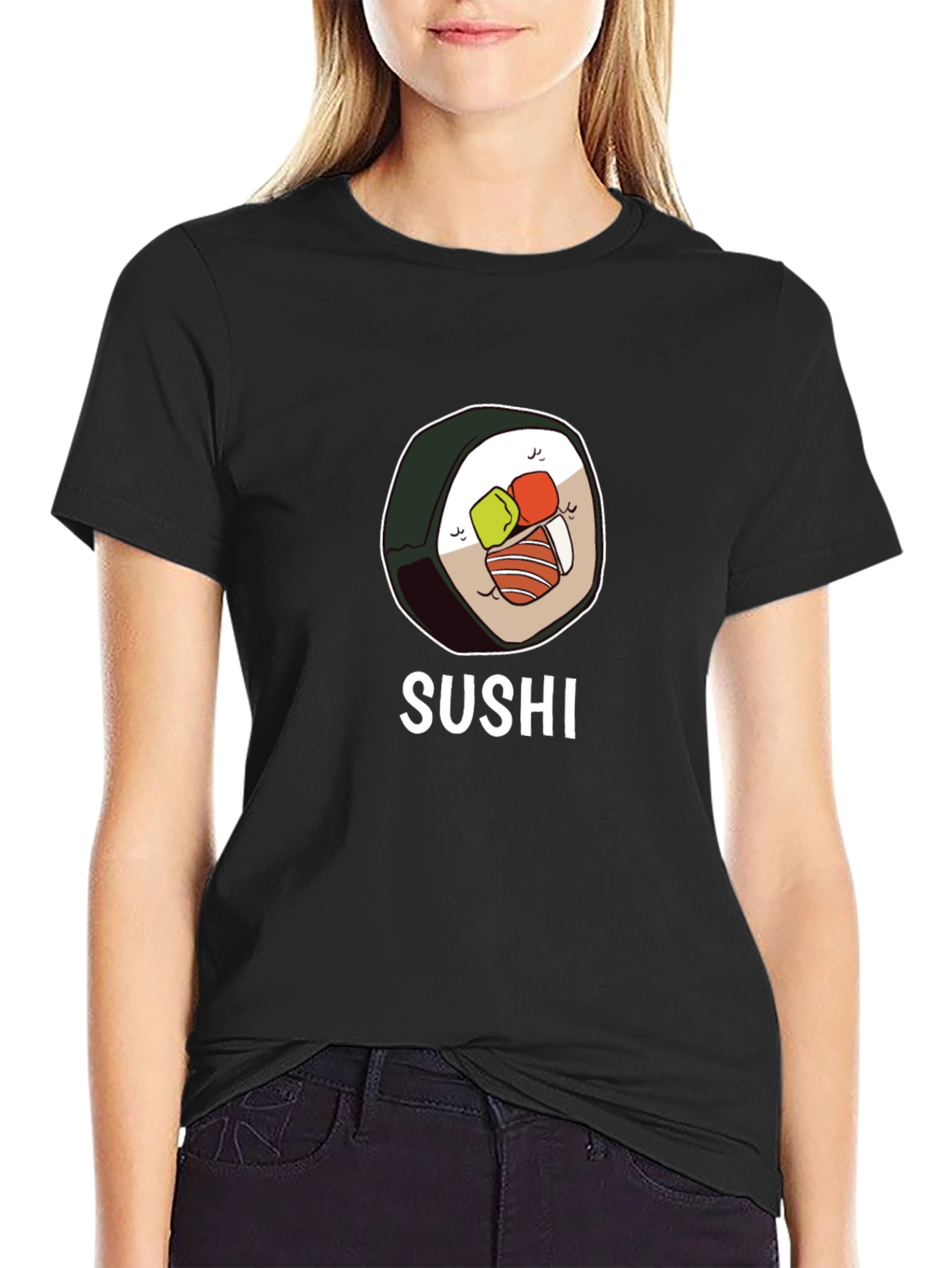 Sushi Graphic T-Shirt - Unisex Casual Tee