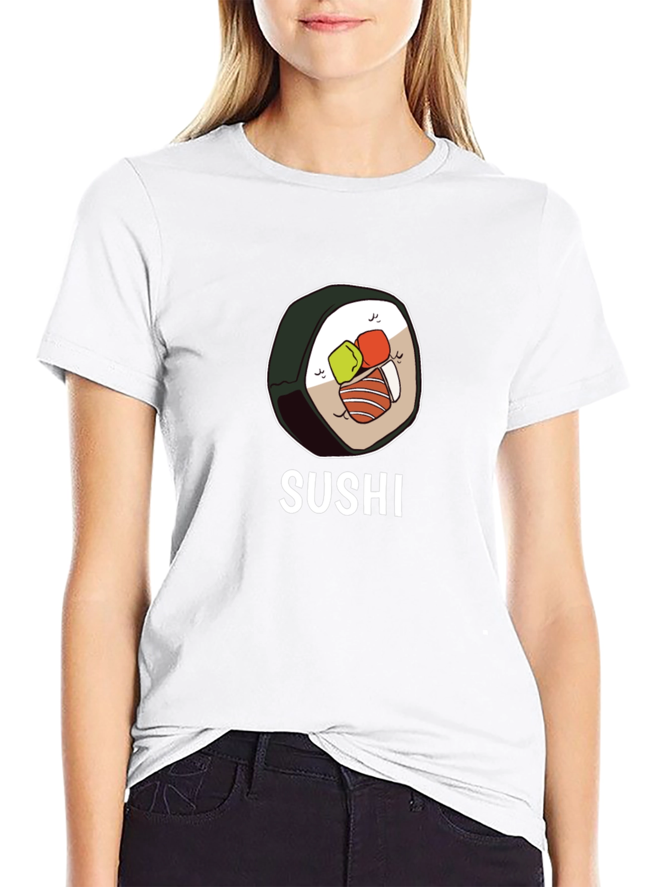 Sushi Graphic T-Shirt - Unisex Casual Tee