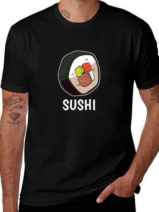 Sushi Graphic T-Shirt - Unisex Casual Tee