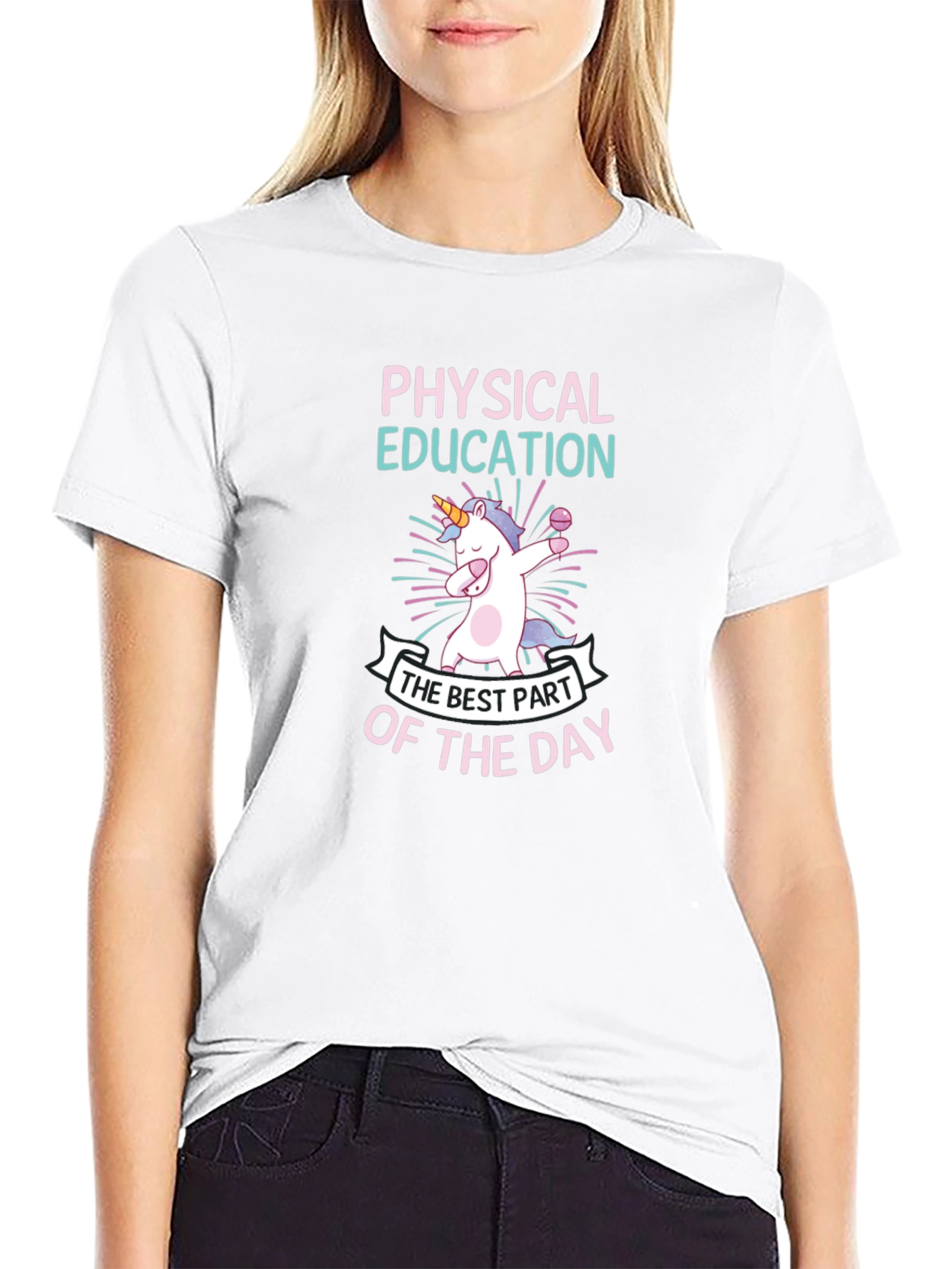 Physical Education Unicorn Dab T-Shirt