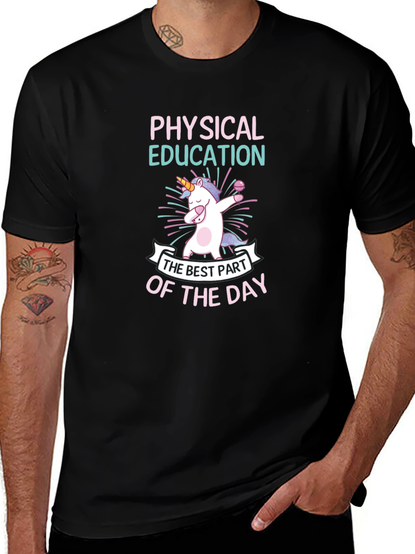 Physical Education Unicorn Dab T-Shirt