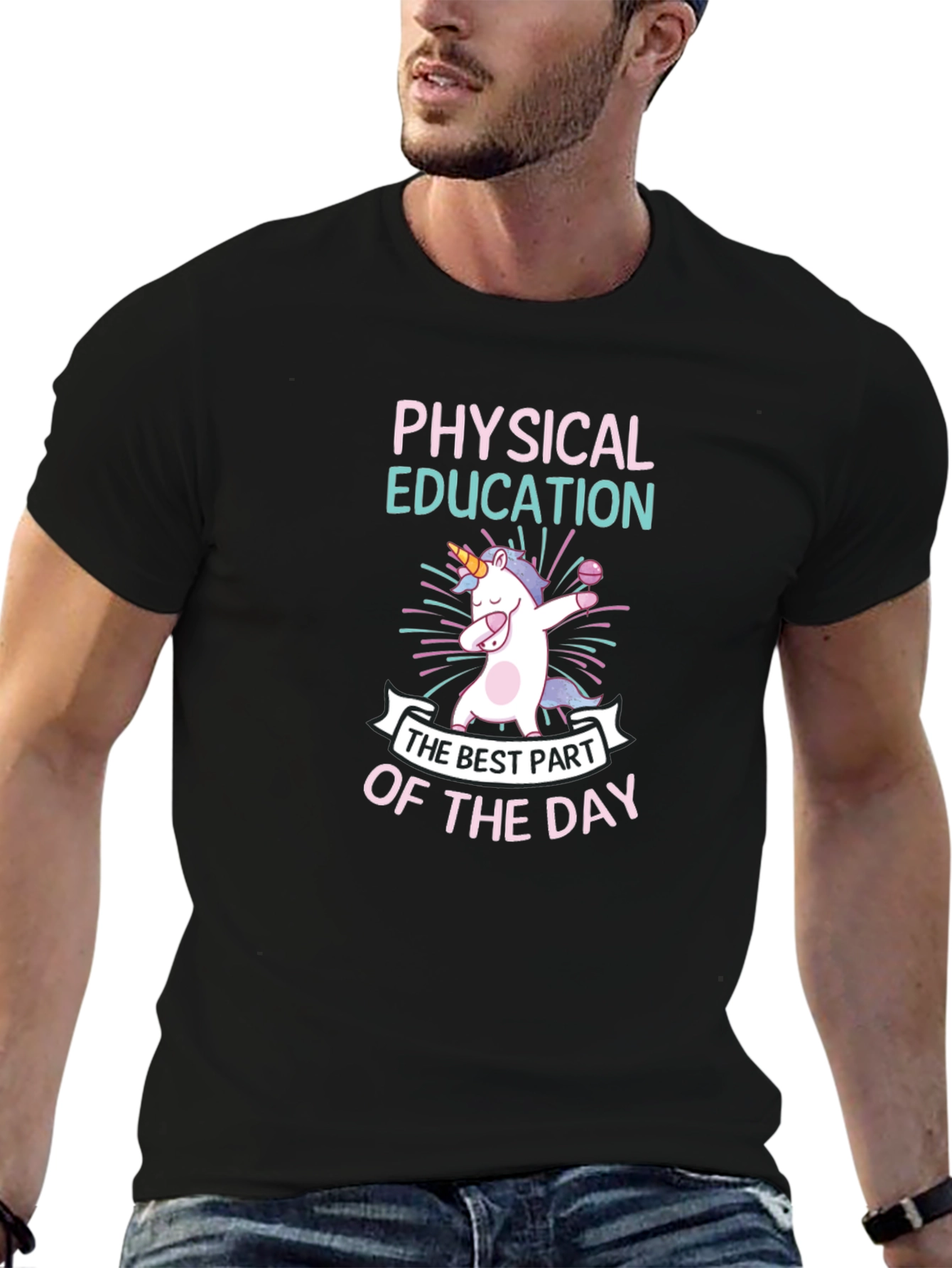 Physical Education Unicorn Dab T-Shirt