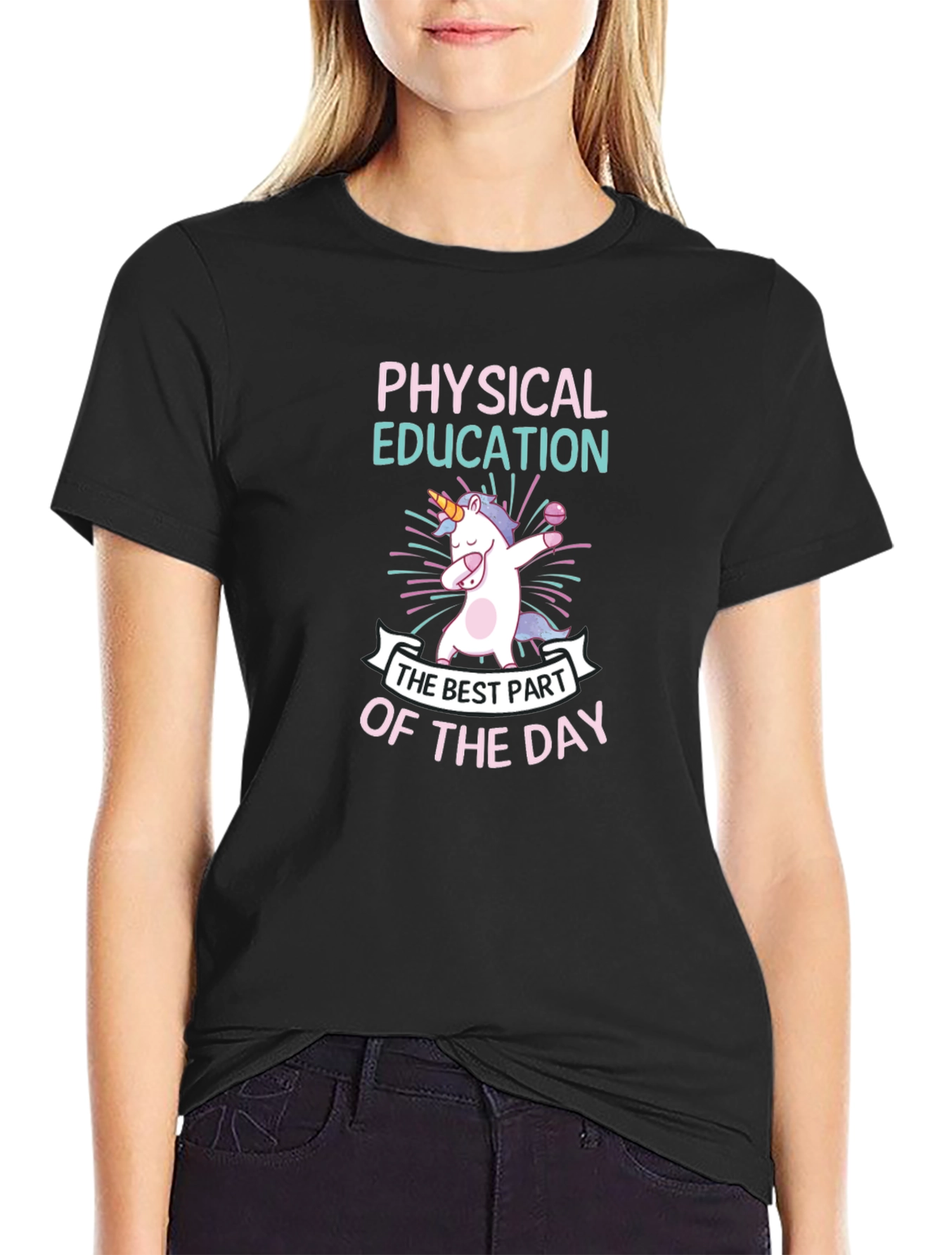 Physical Education Unicorn Dab T-Shirt