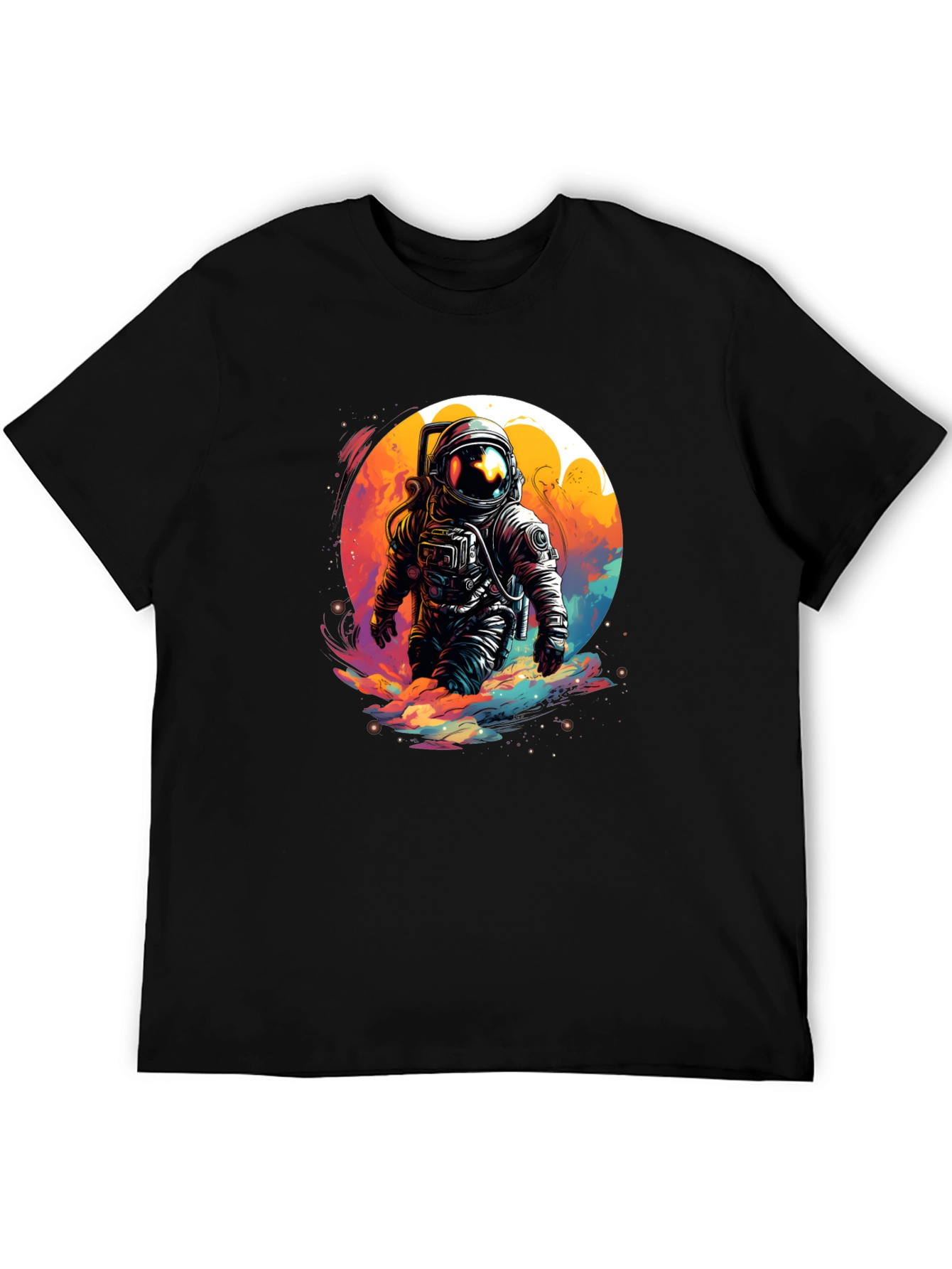 Astronaut in Space T-Shirt - Unique Graphic Tee