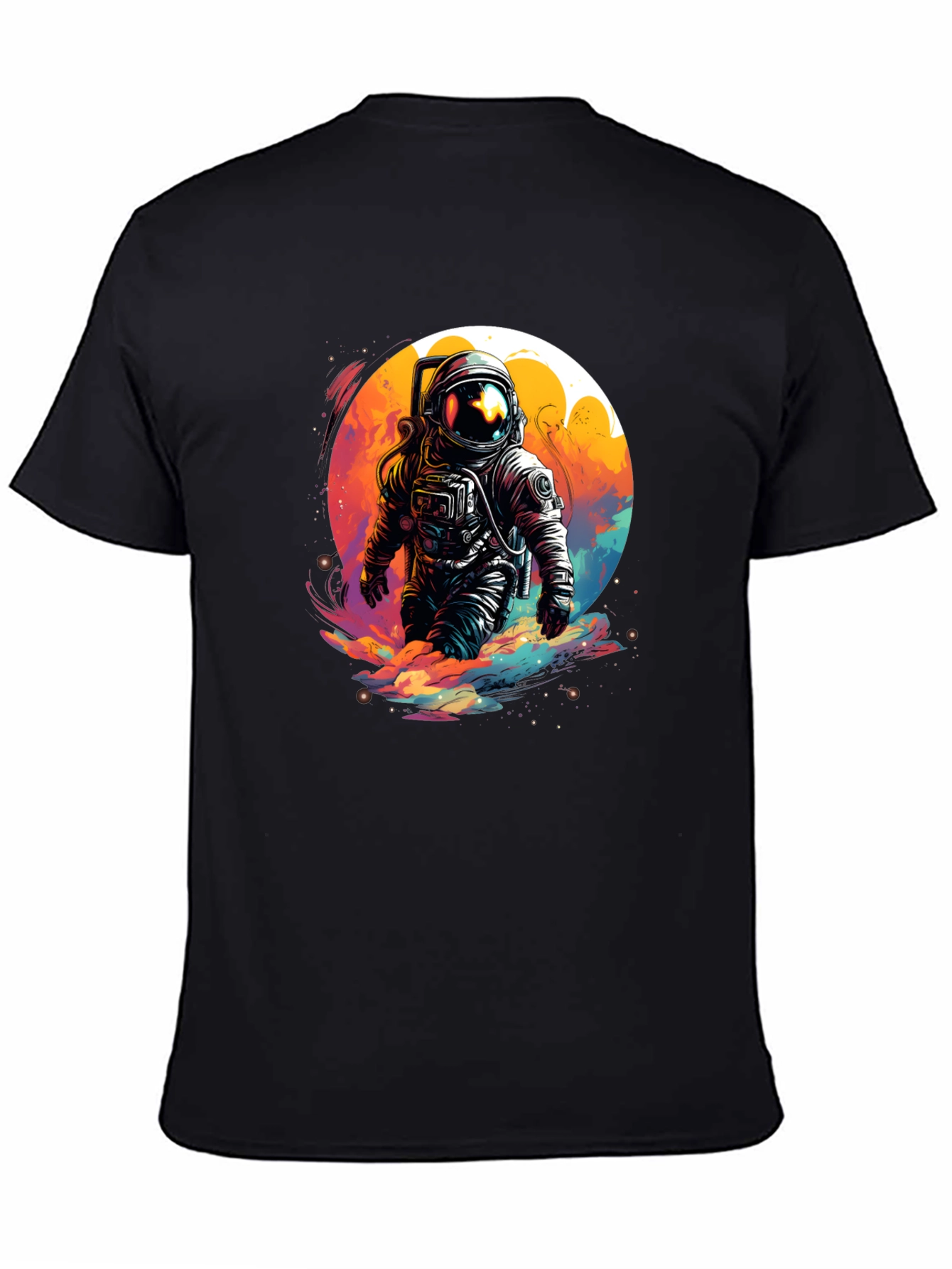 Astronaut in Space T-Shirt - Unique Graphic Tee