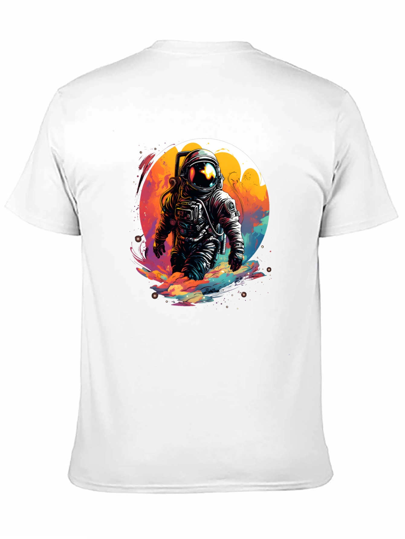 Astronaut in Space T-Shirt - Unique Graphic Tee