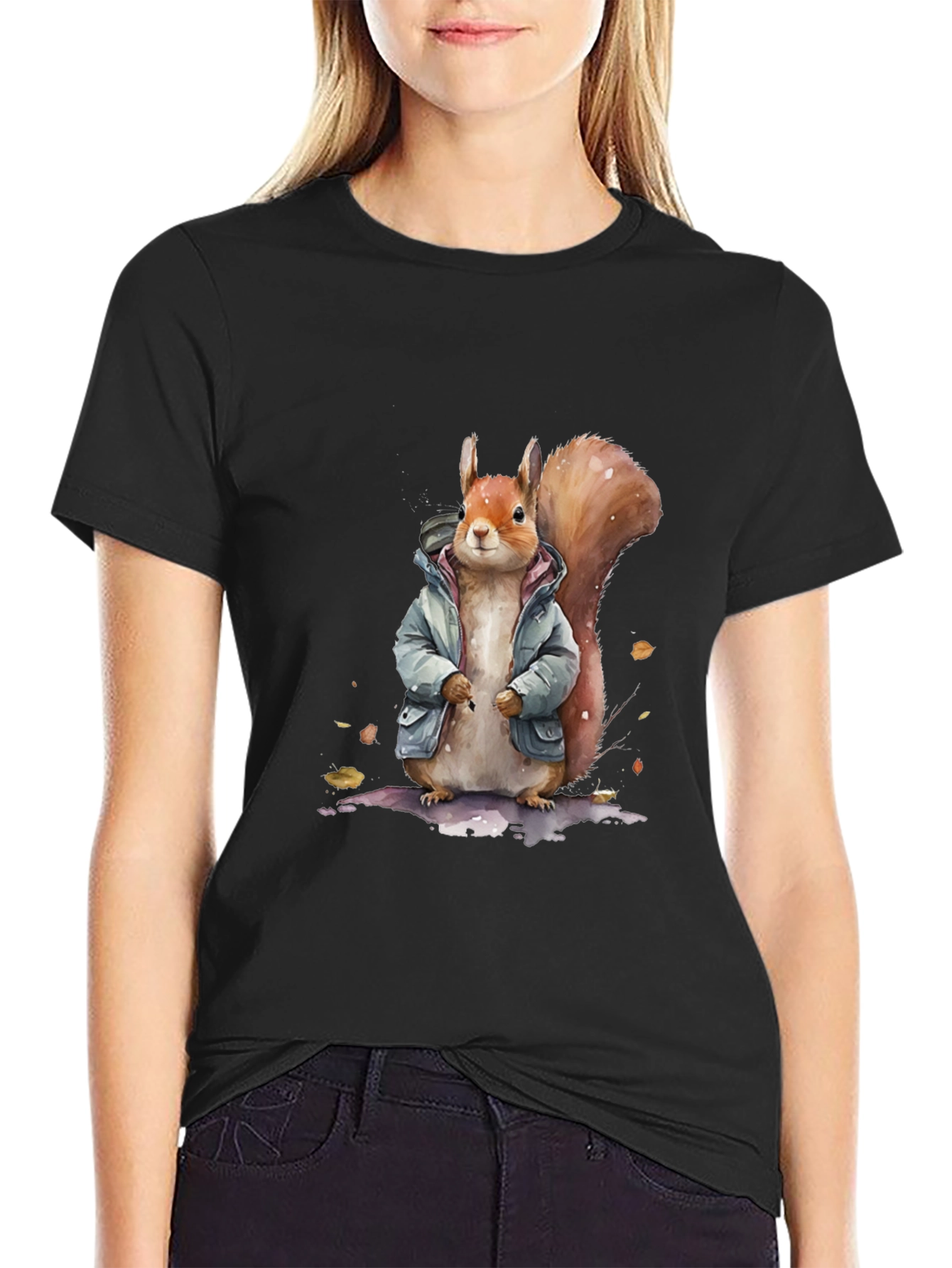 Squirrel in a Jacket T-Shirt