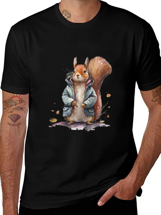 Squirrel in a Jacket T-Shirt