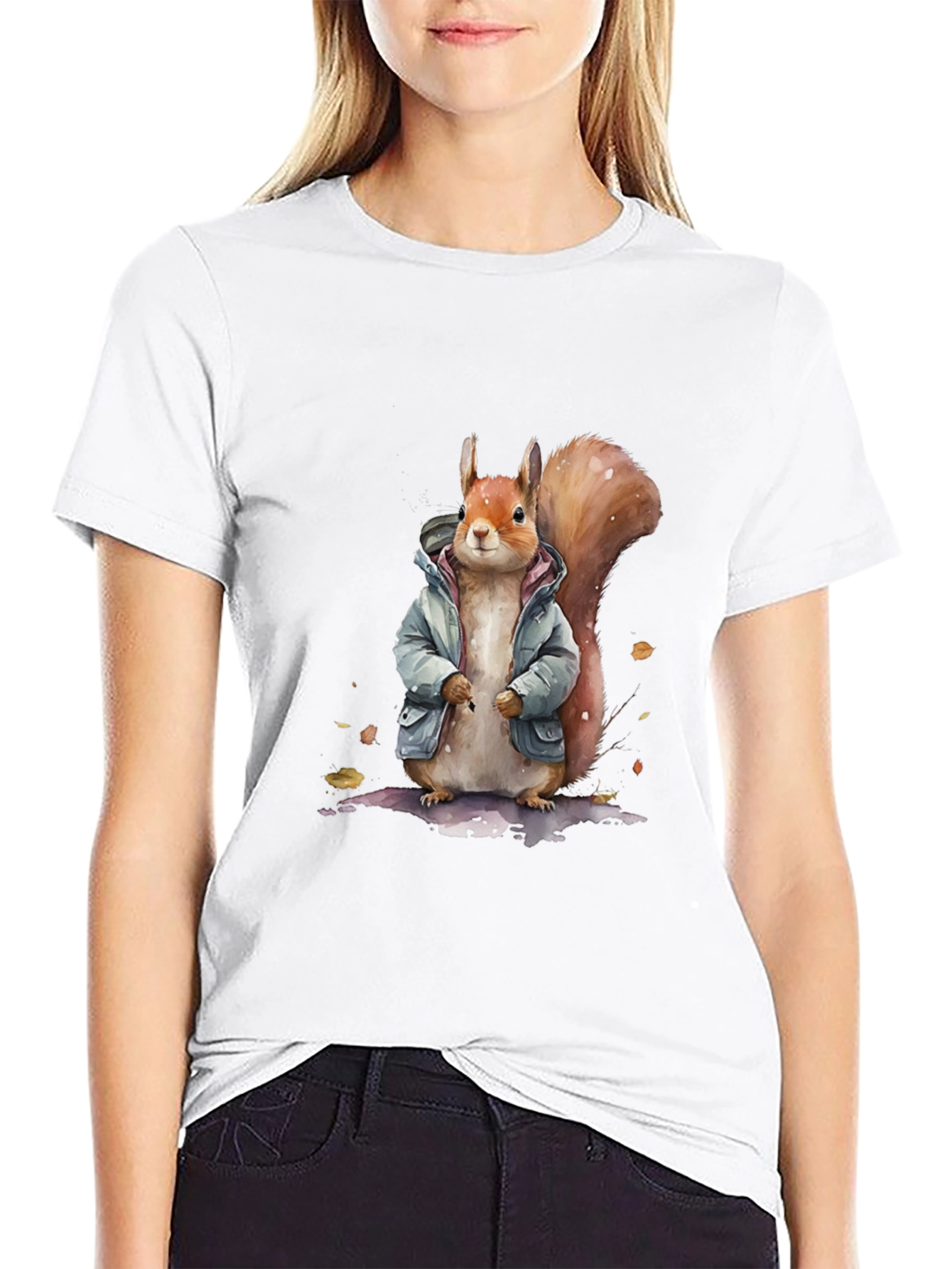 Squirrel in a Jacket T-Shirt