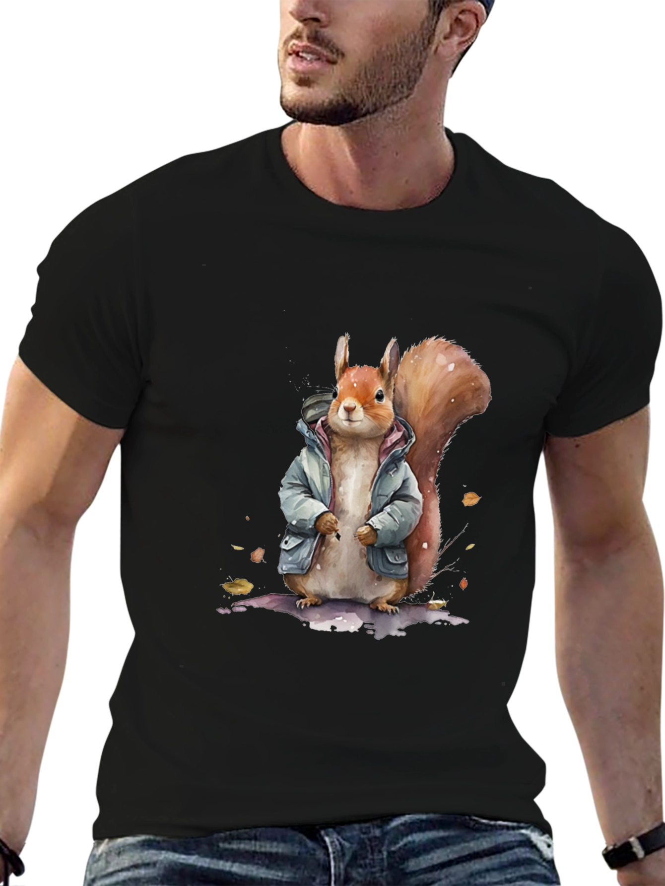 Squirrel in a Jacket T-Shirt